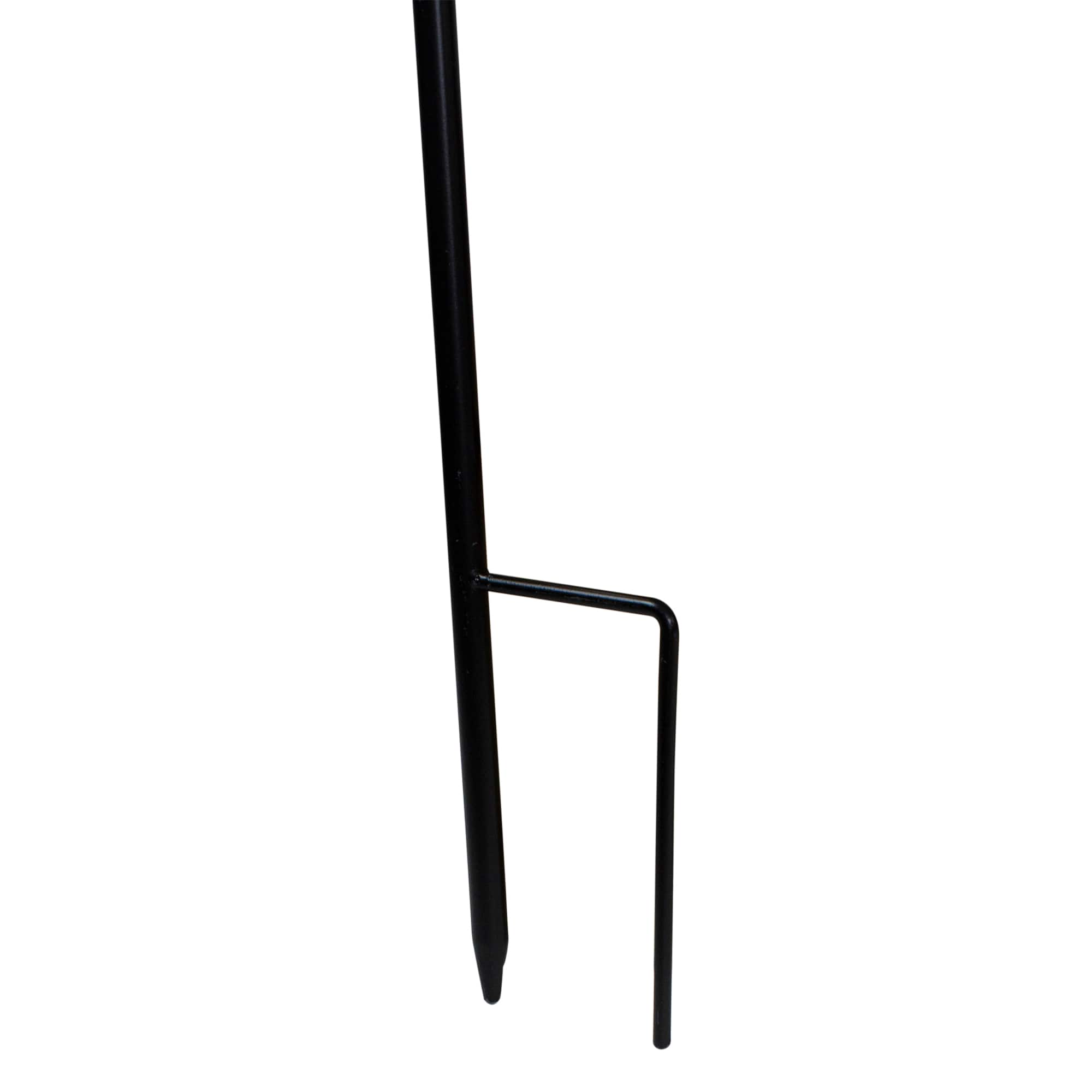 48" Black Metal Shepherd's Hook Garden Stake