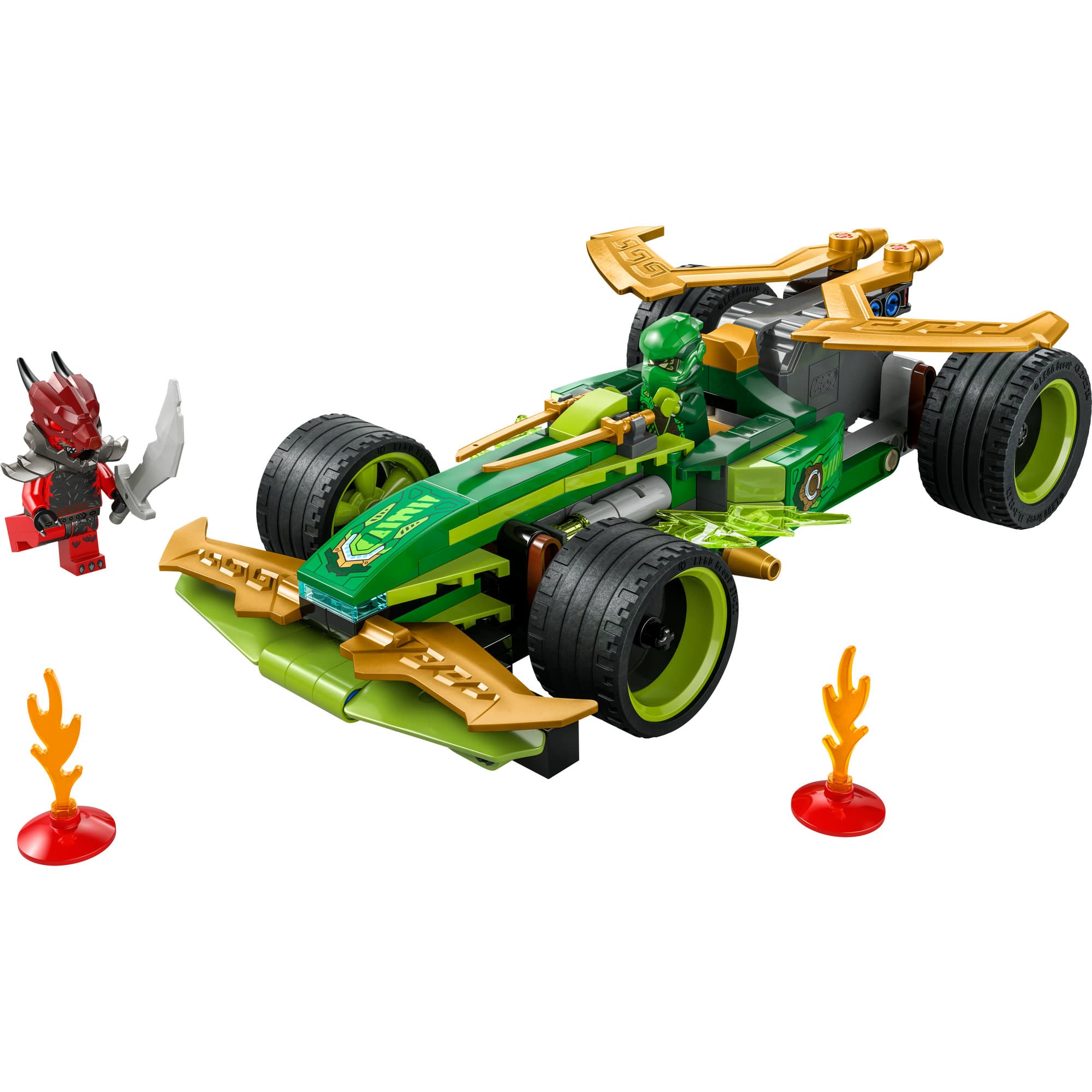 LEGO® NINJAGO® Lloyd’s Pull-Back Race Car Pretend Play Toy Set 71828