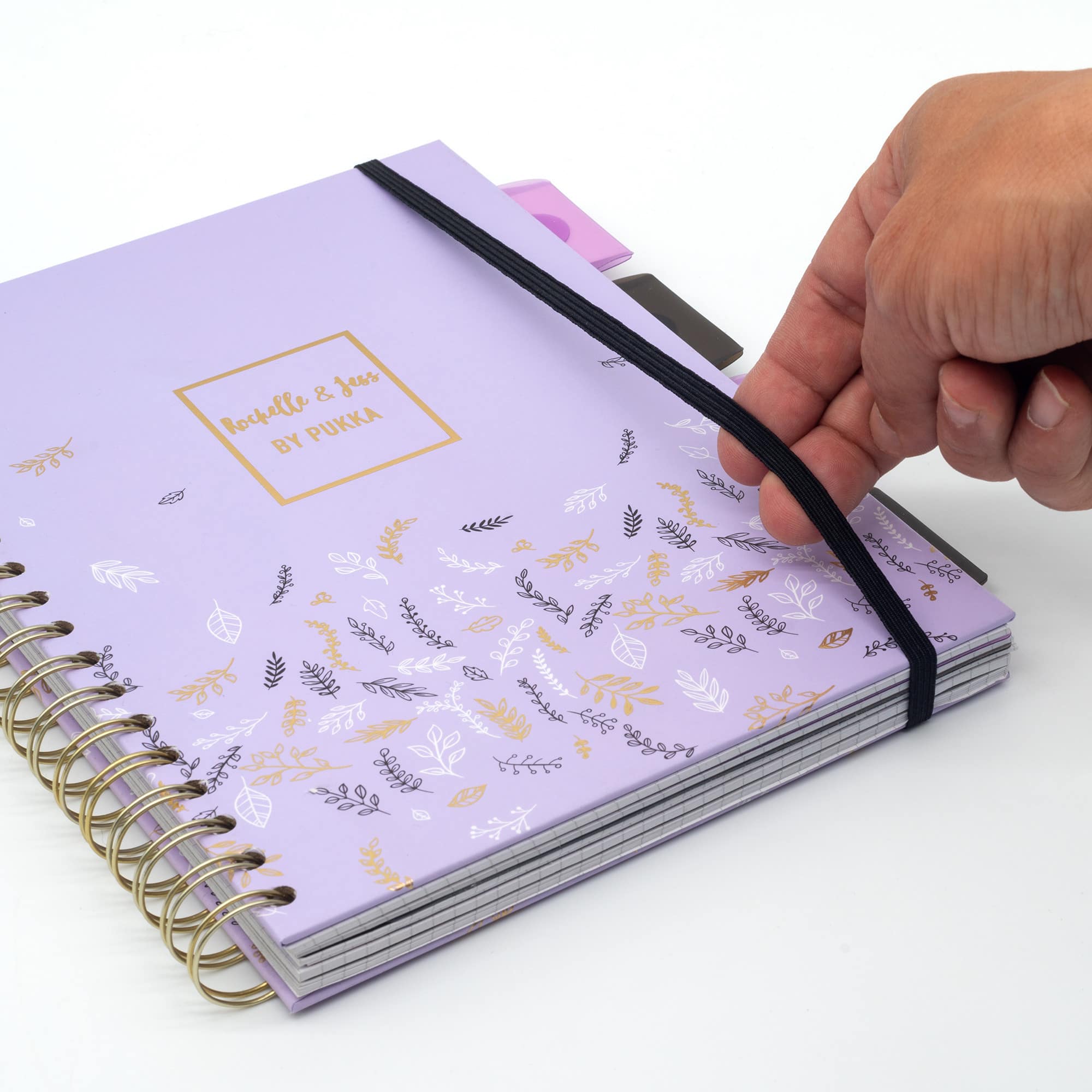 Pukka Pads Purple B5 Rochelle & Jess Squared Project Books, 3ct.
