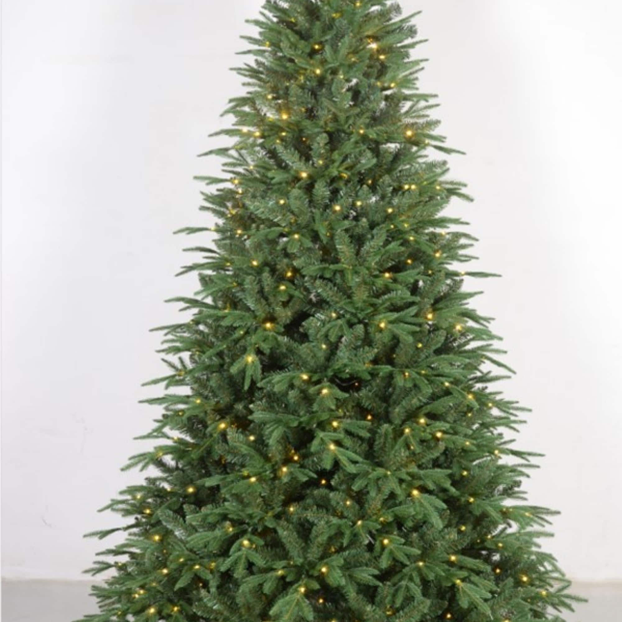 6.5ft. Pre-Lit Real Touch™ Ashburn Pine Artificial Christmas Tree, Warm White LED Lights