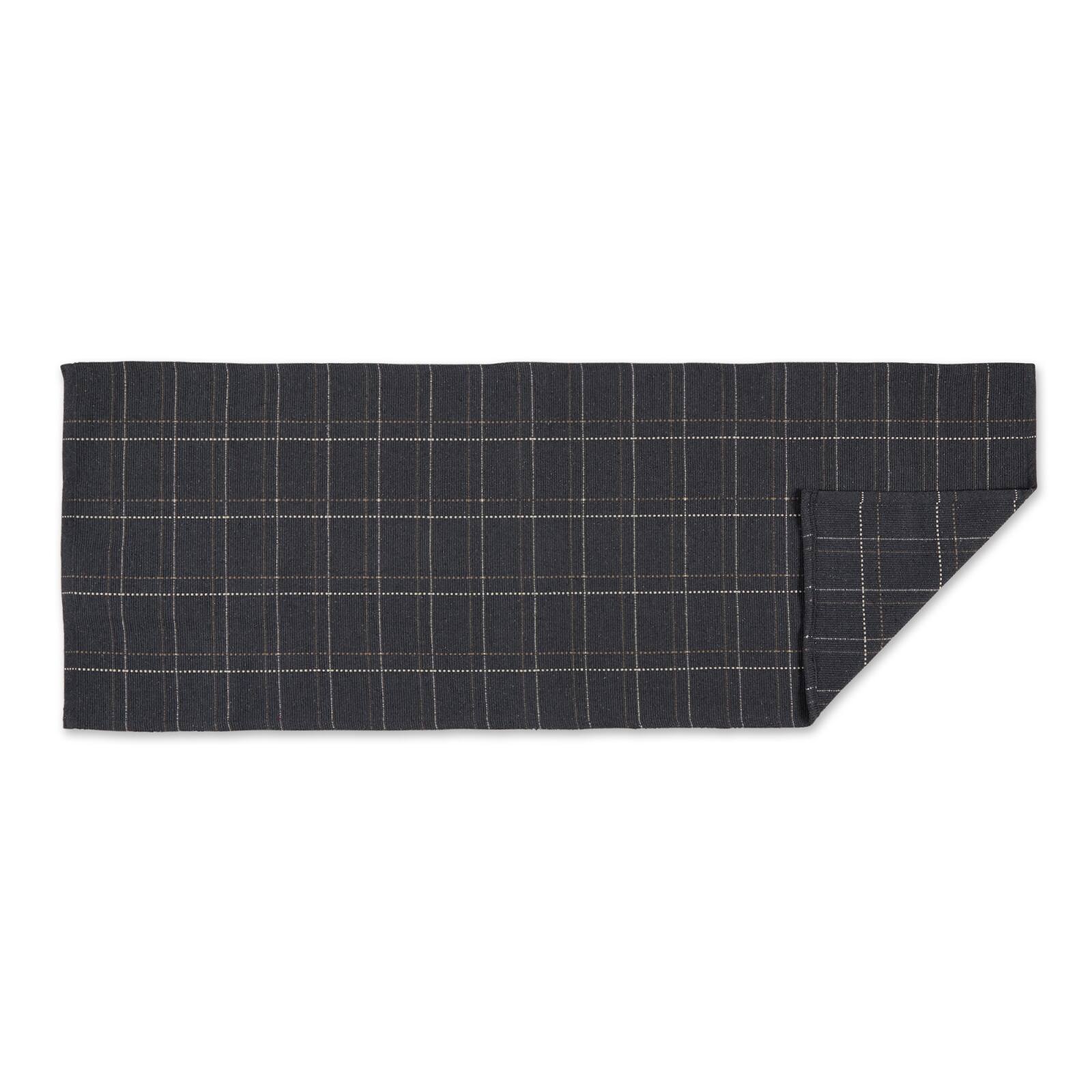 DII® Variegated Plaid Recycled Yarn Floor Runner, 2ft. x 3" x 6ft.