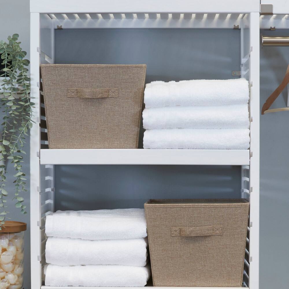 Household Essentials Tapered Fabric Storage Bins