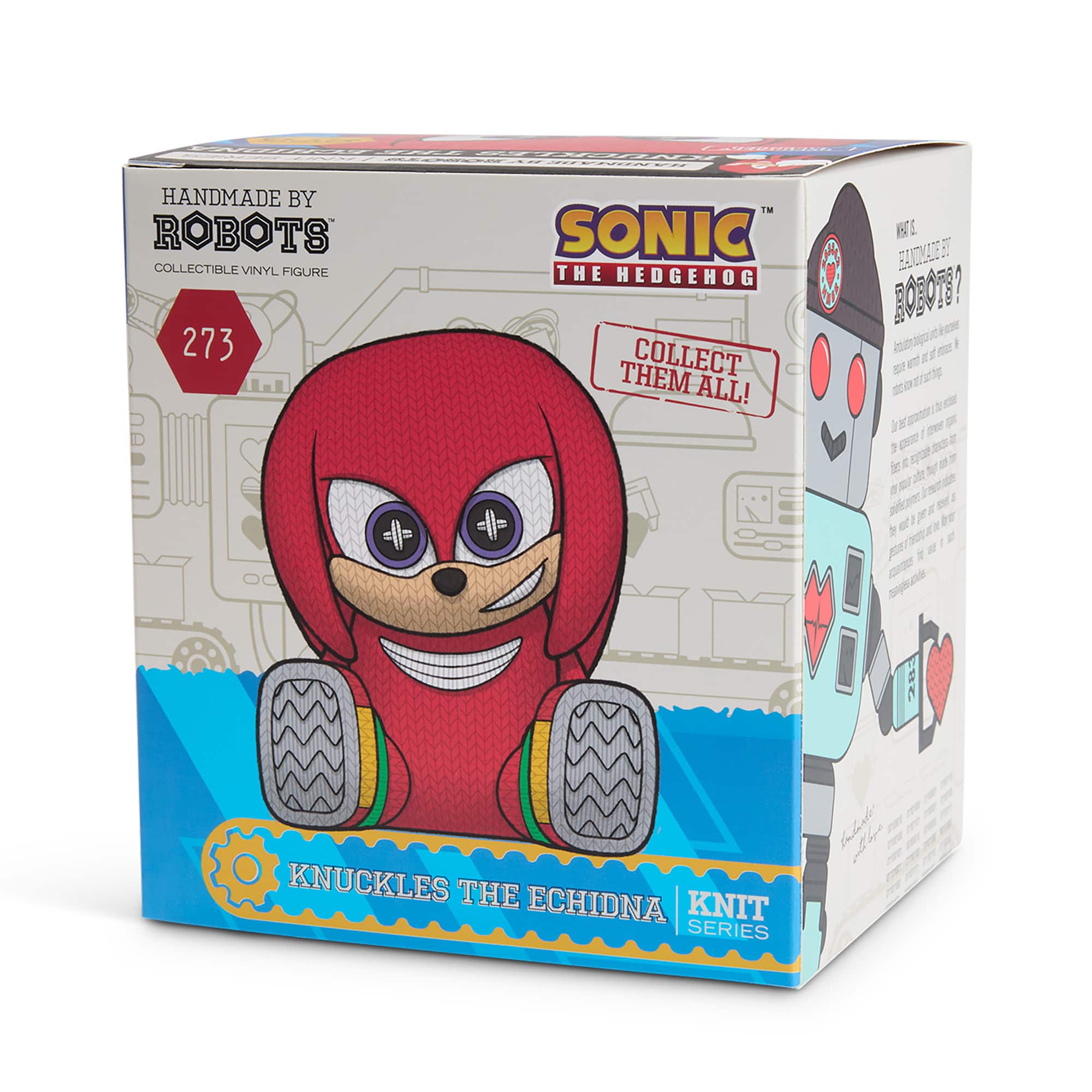 Handmade by Robots™ Knit Series Sonic the Hedgehog™ Knuckles Collectible Vinyl Figure