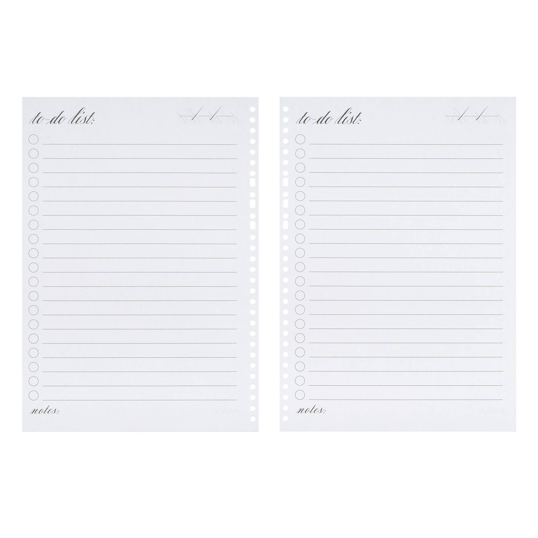 8.2" x 11.6" A4 To Do List Fill Paper, 50 Sheets by Recollections™