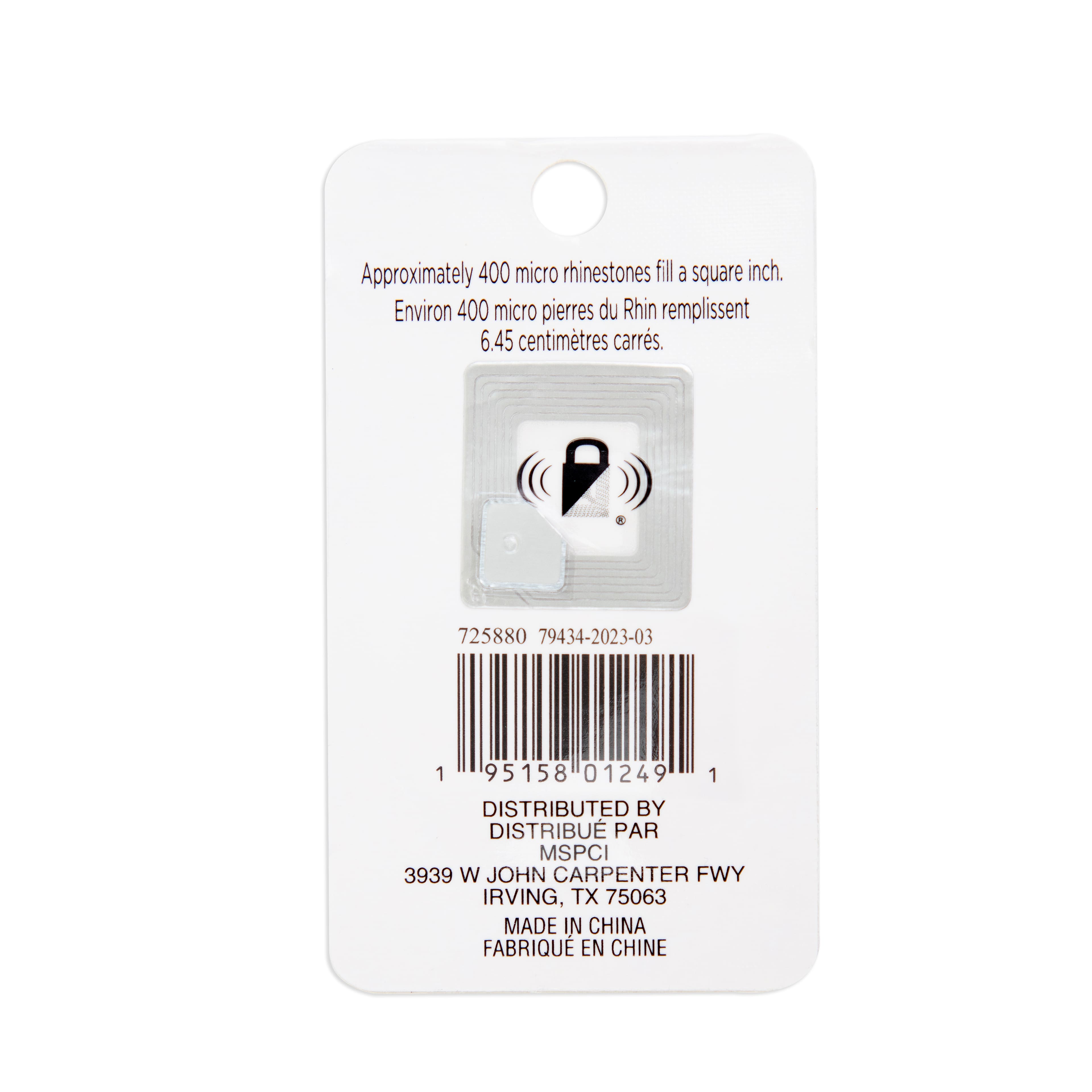 12 Pack: 1.2mm Glass Micro Rhinestones by Bead Landing™, 0.7oz.