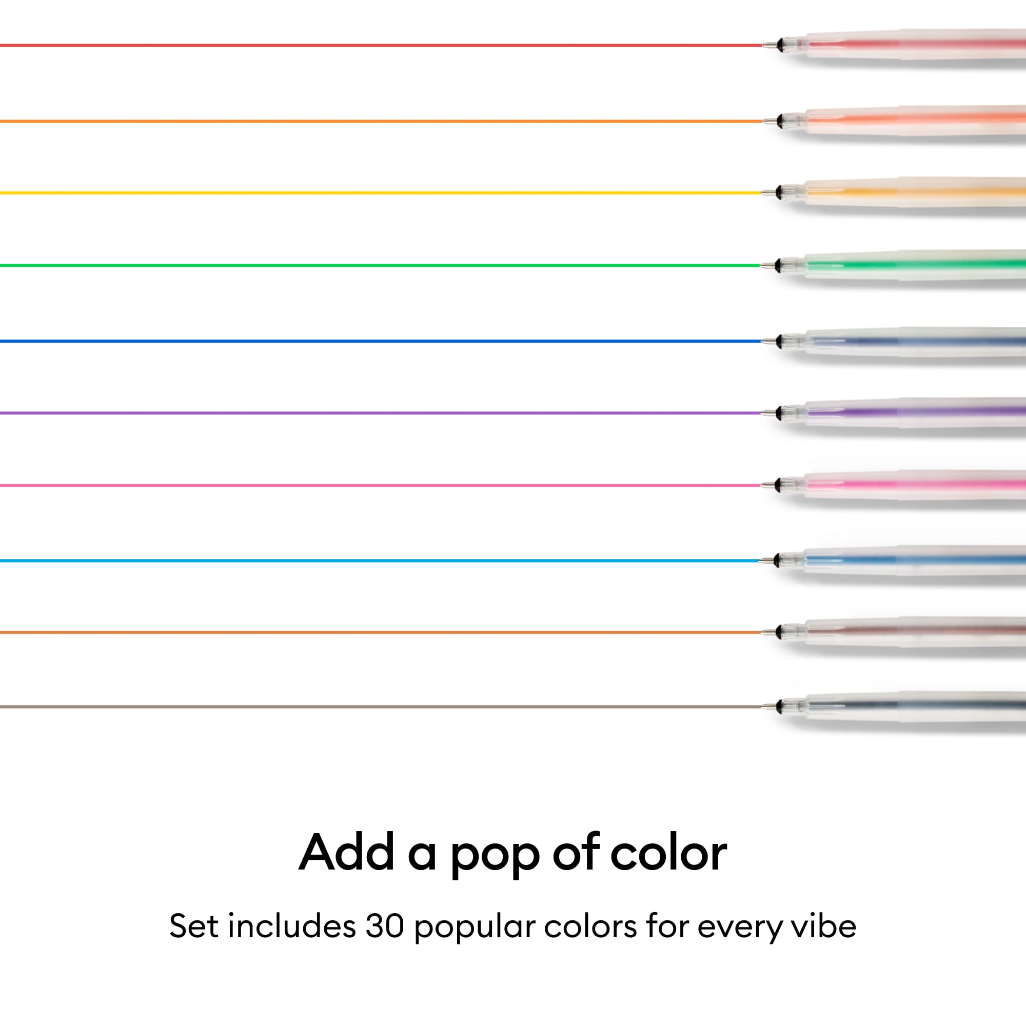 Cricut® 1.0mm Ultimate Sampler Gel Pen Set + Adapter