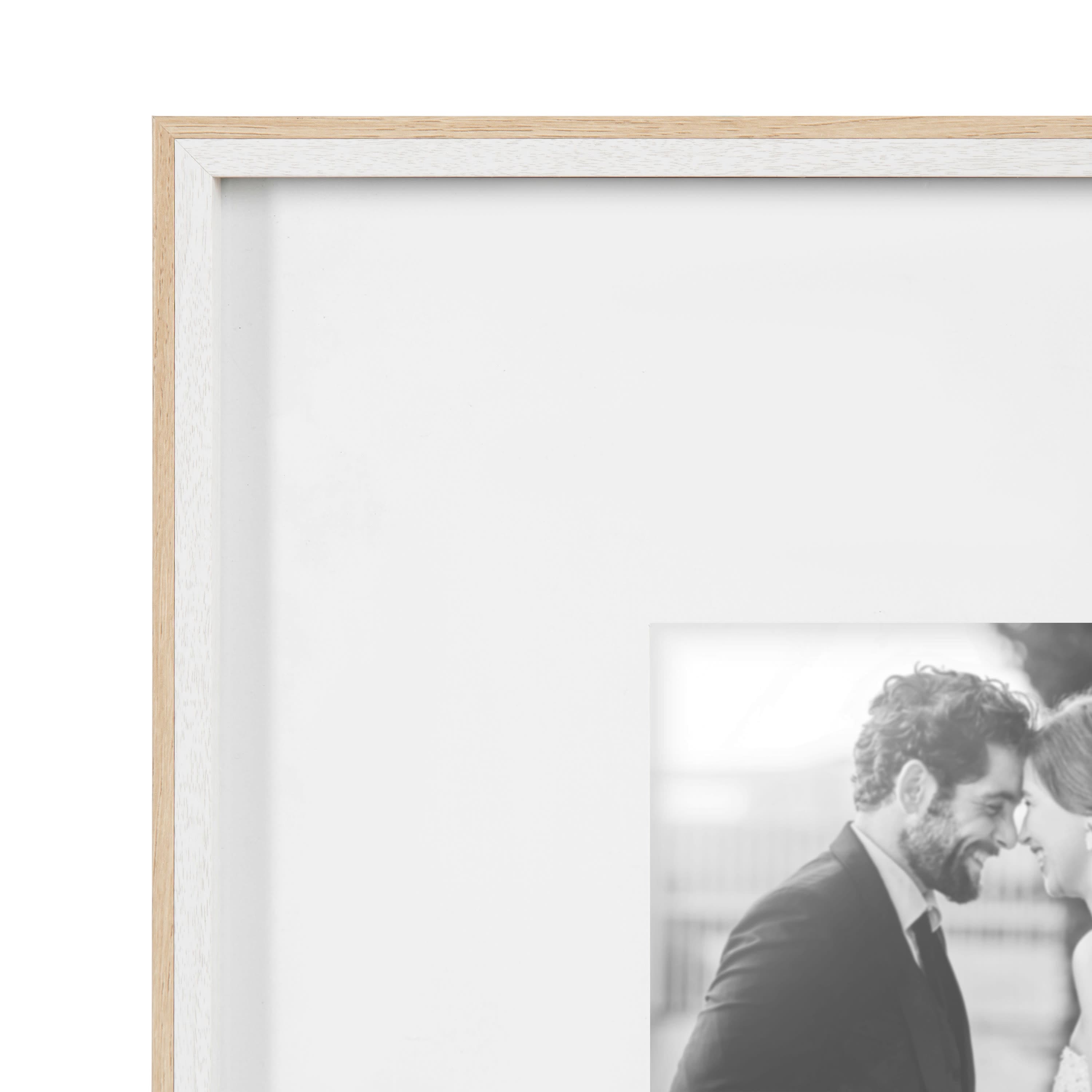 Kate and Laurel Gibson 16" x 16" Photo Frames 8" x 8" with Mat