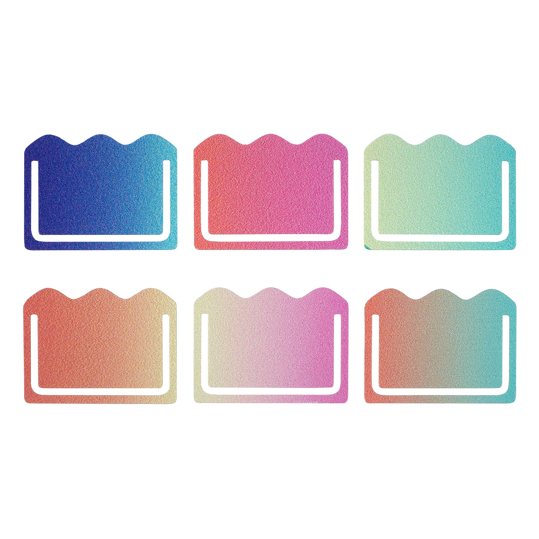 Ombre Metal Paper Clip Set by Fab Finds