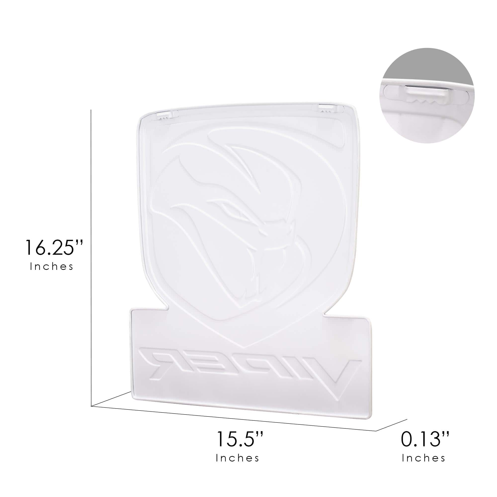 Dodge Viper Embossed Shaped Metal Wall Sign