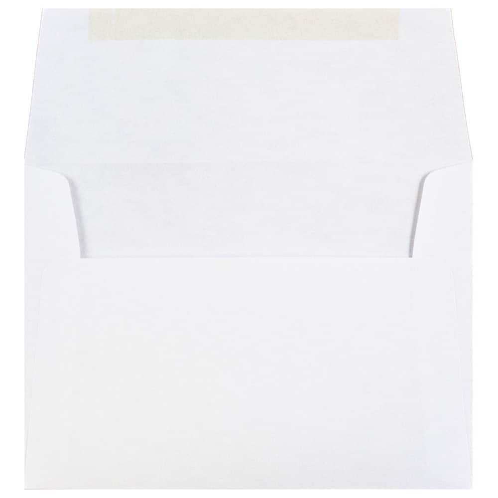 JAM Paper 4.375" x 5.75" White Invitation Envelopes