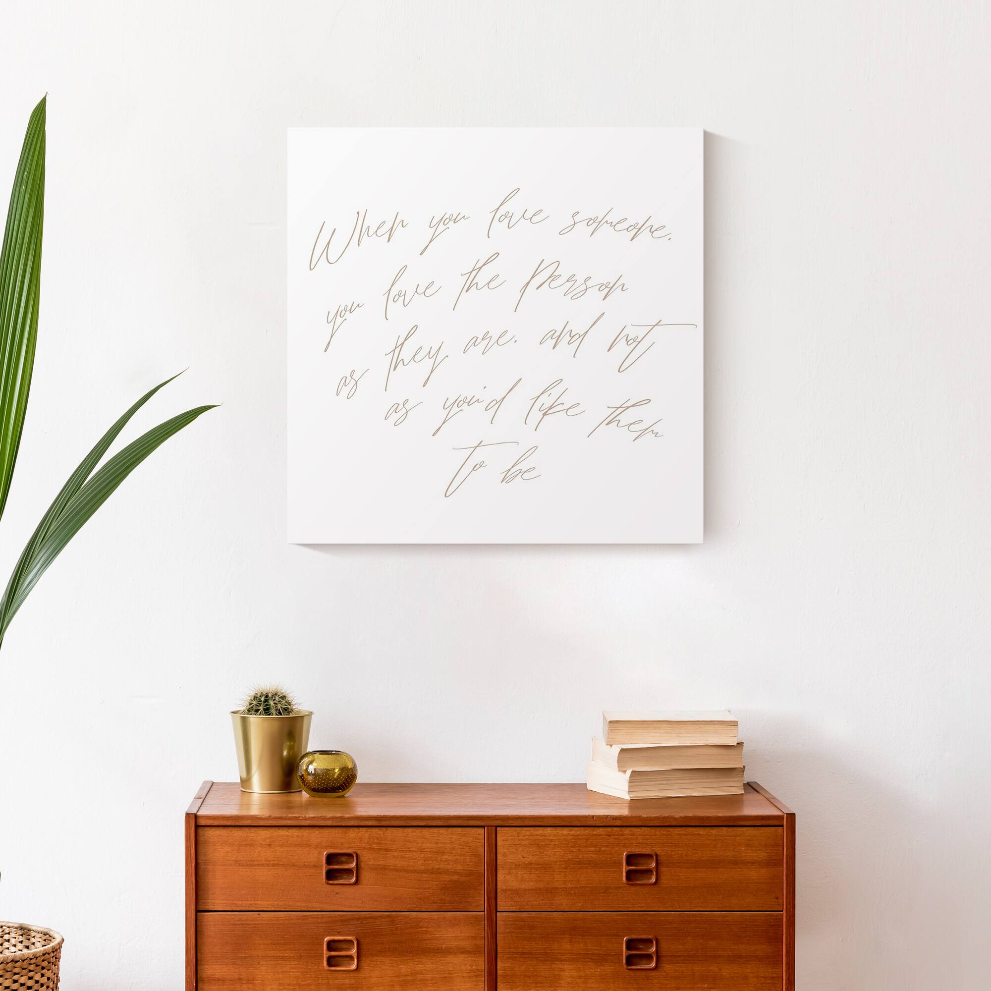 When You Love Someone 20" x 20" Canvas Wall Art