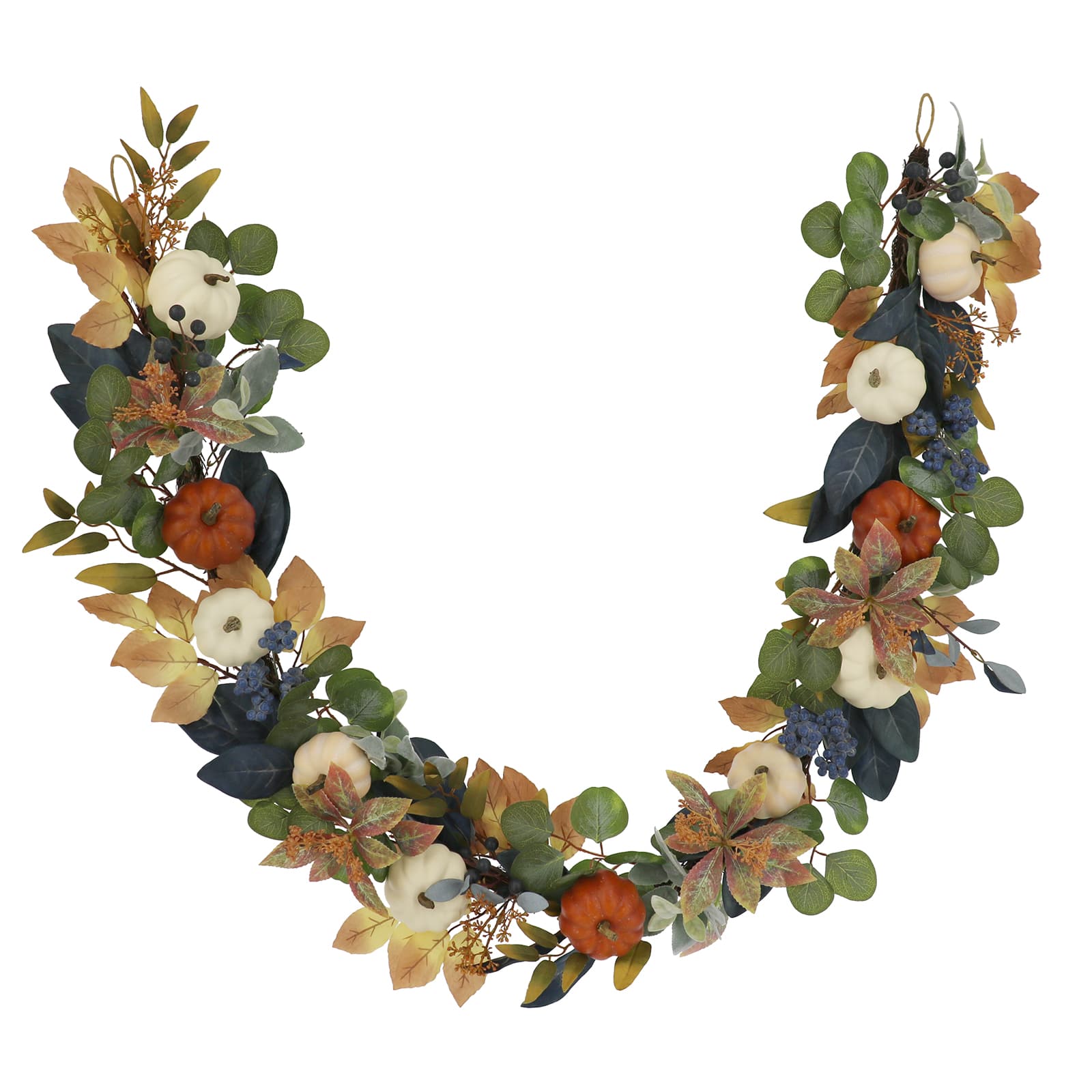 6ft. Fall Leaves & Blue Berry Garland by Ashland®