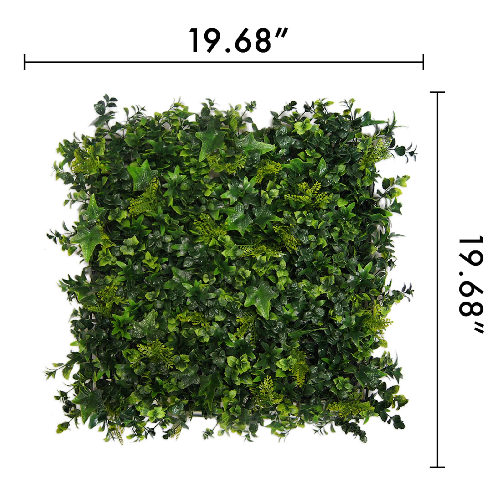 "Moss" Artificial Foliage Plant Green Wall Panels, 4ct.
