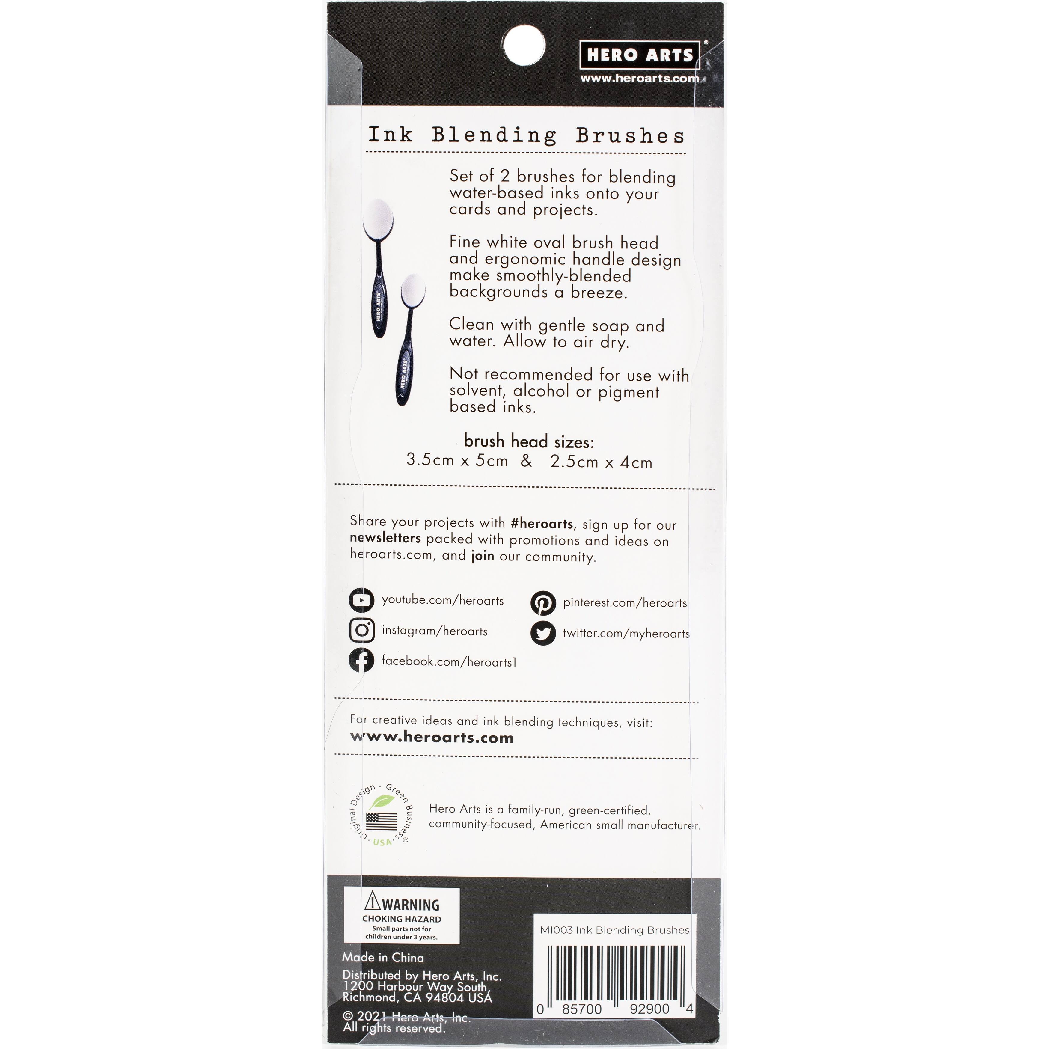 Hero Arts® Hero Hues® Ink Blending 2 Piece Brush Set