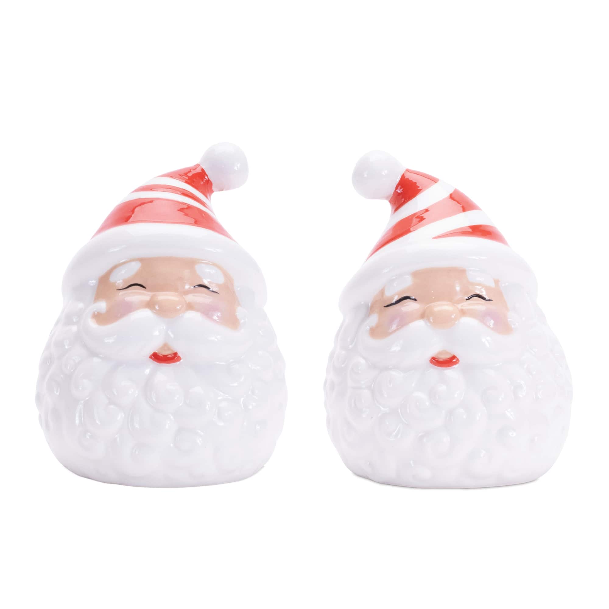 Traditional Santa Salt and Pepper Shaker, Set of 2