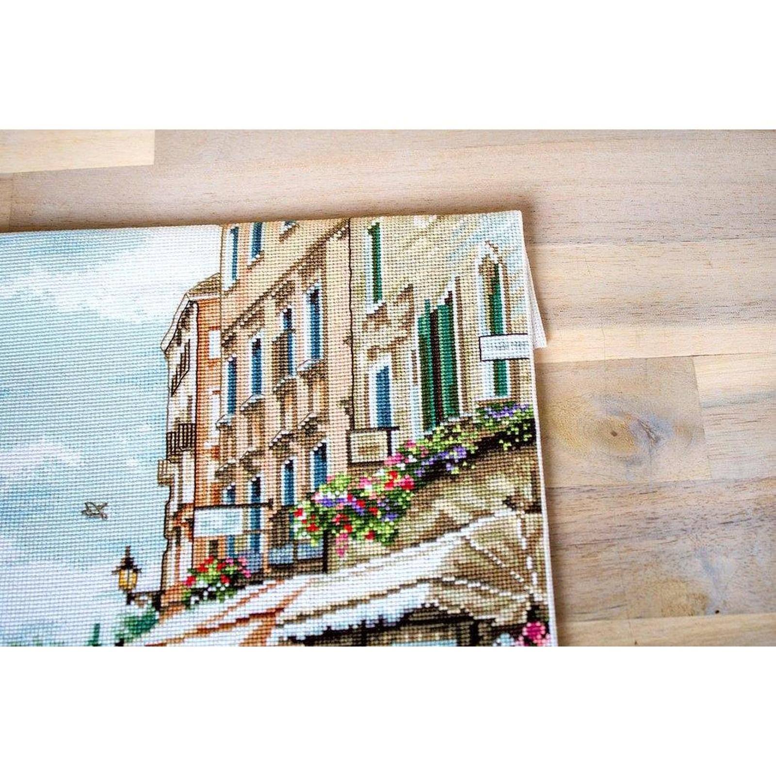 Luca-s Paris In Flowers Counted Cross Stitch Kit