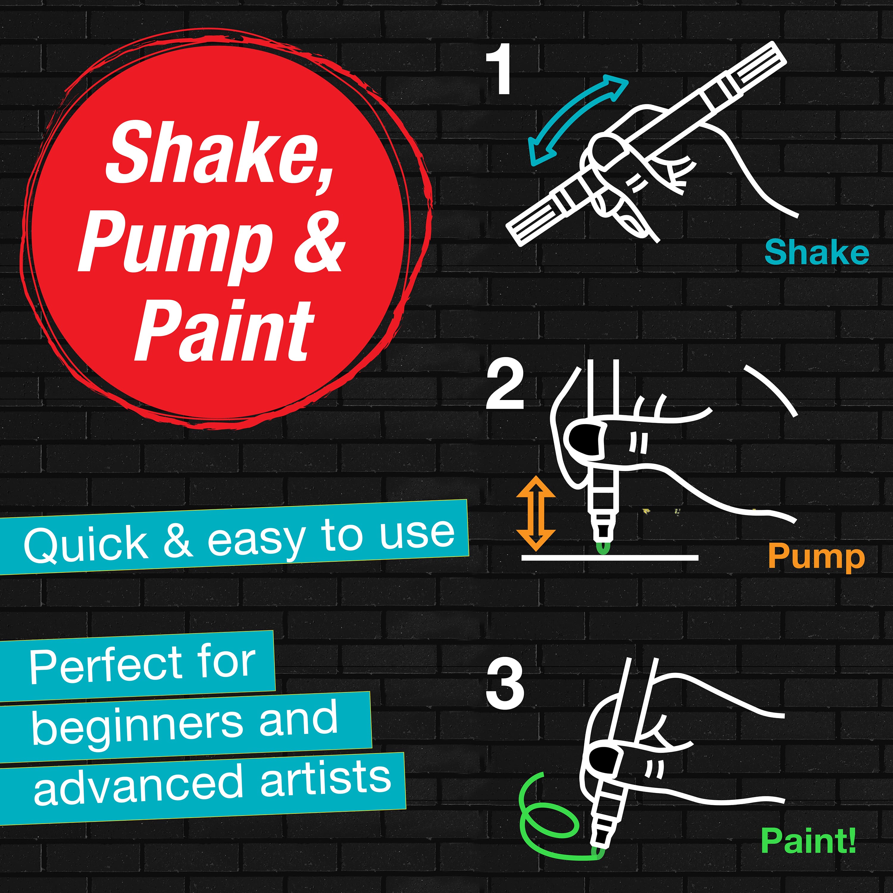 Faber-Castell® Black Edition Shake & Paint Black Acrylic Marker