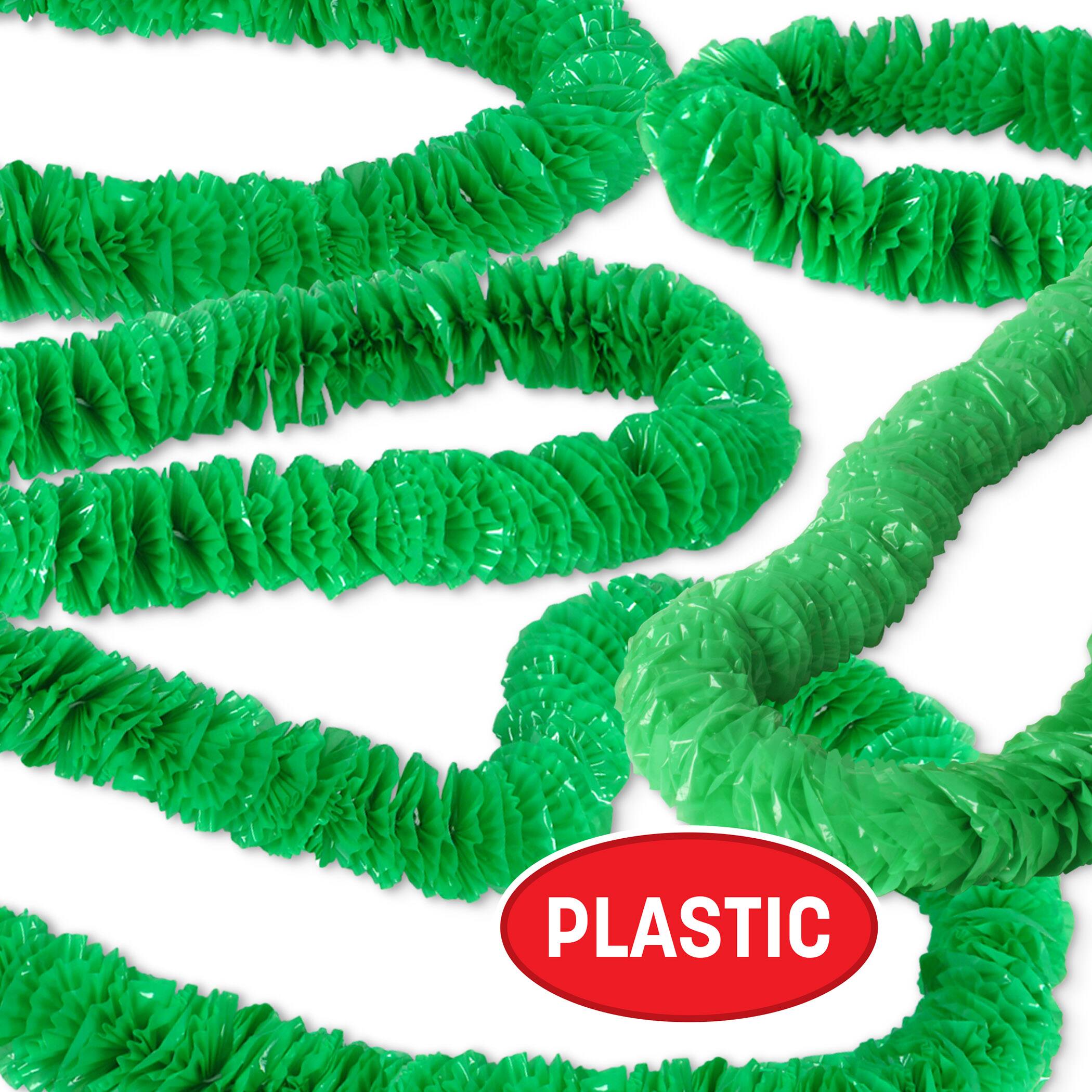Beistle 36" Green Soft Twist St Patrick's Poly Leis, 16ct.