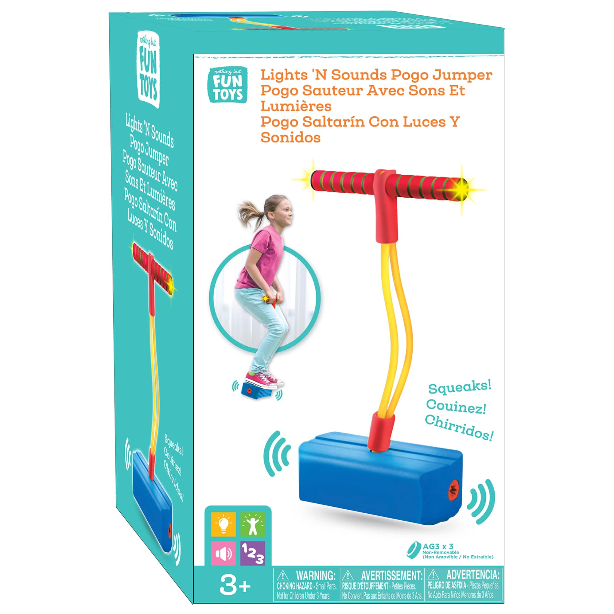 Nothing But Fun Toys Lights & Sounds Foam Pogo Jumper