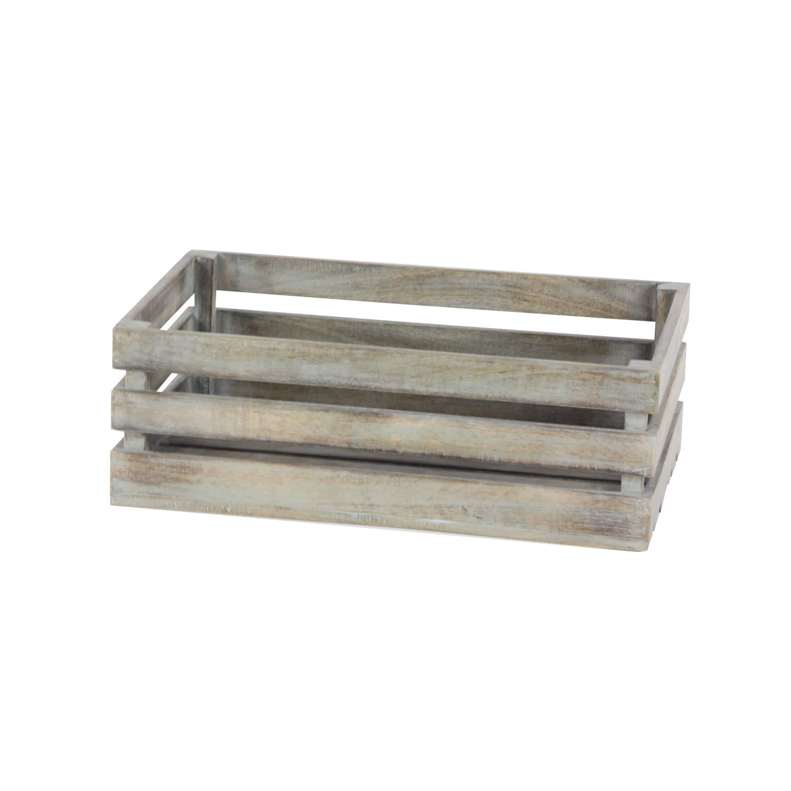 Brown Mango Wood Farmhouse Tray Set