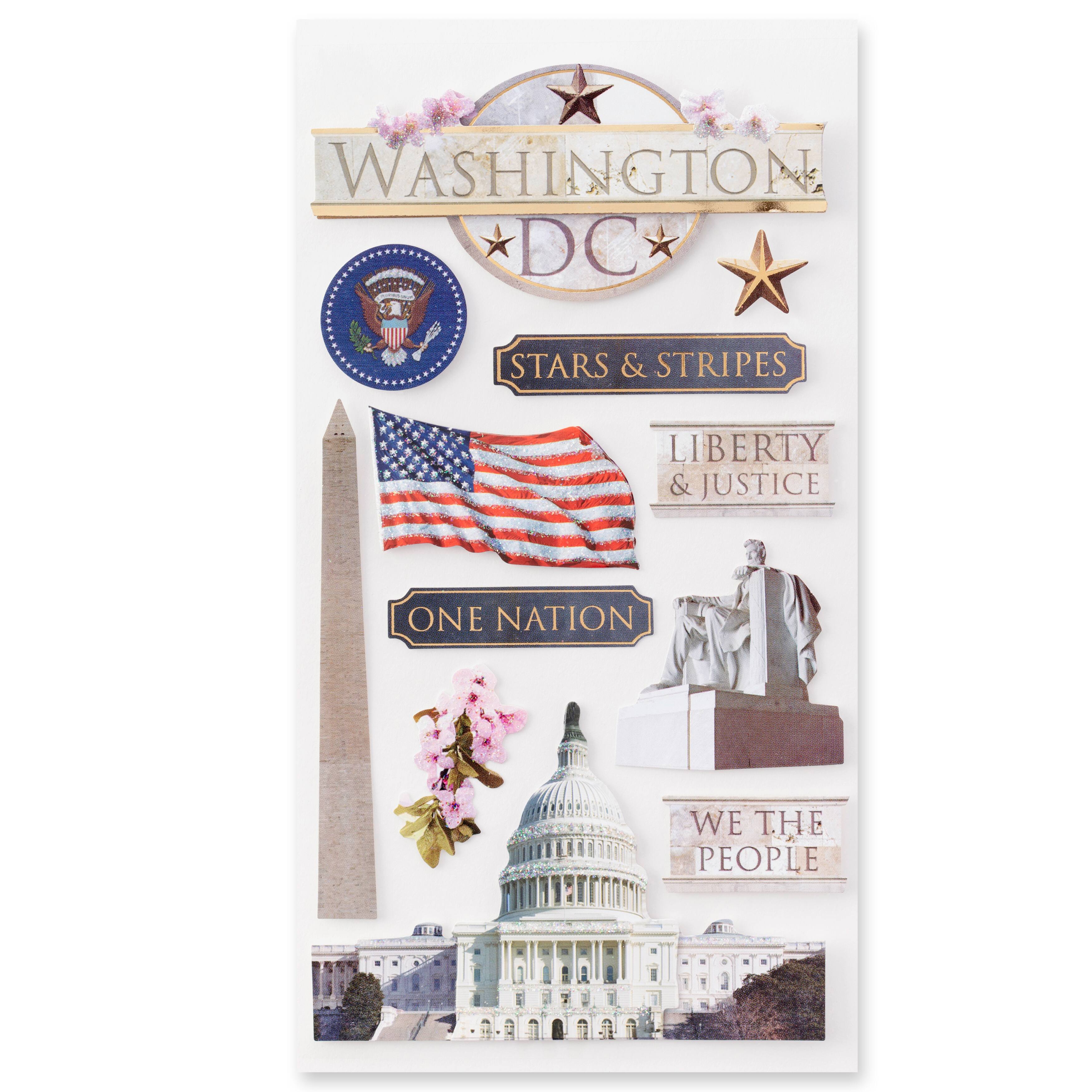 12 Pack: Washington D.C. Stickers by Recollections™