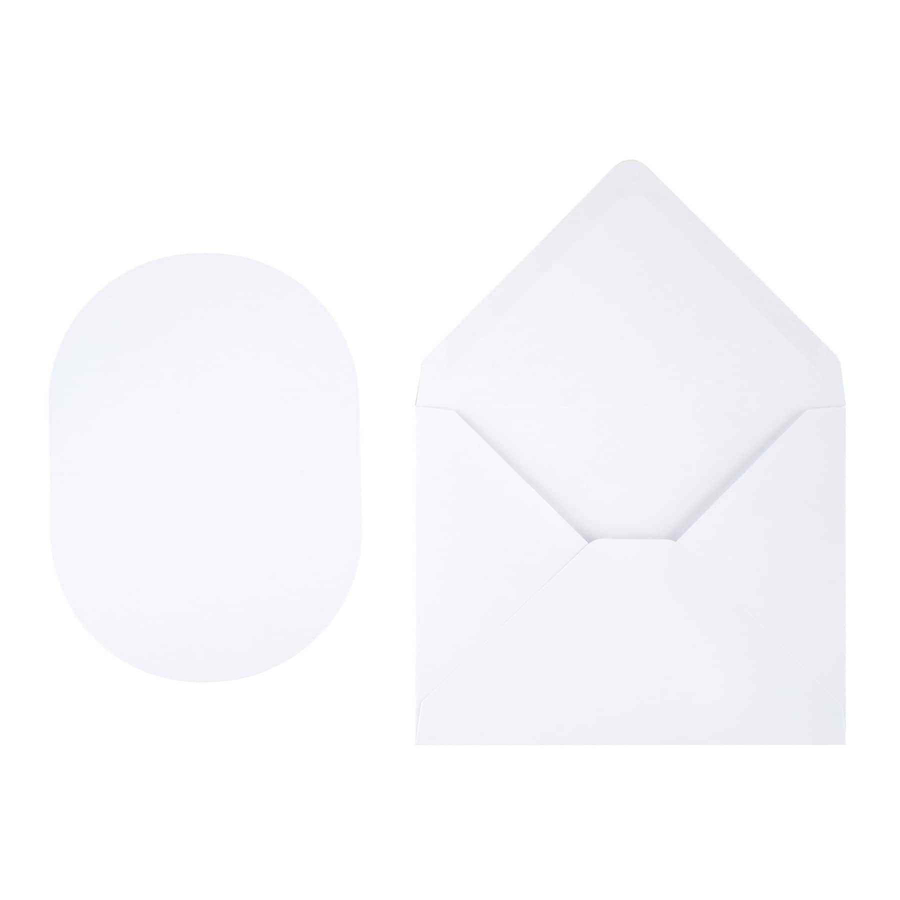 4" x 5.5" A2 Oval Cards & Envelopes, 10ct. by Recollections™