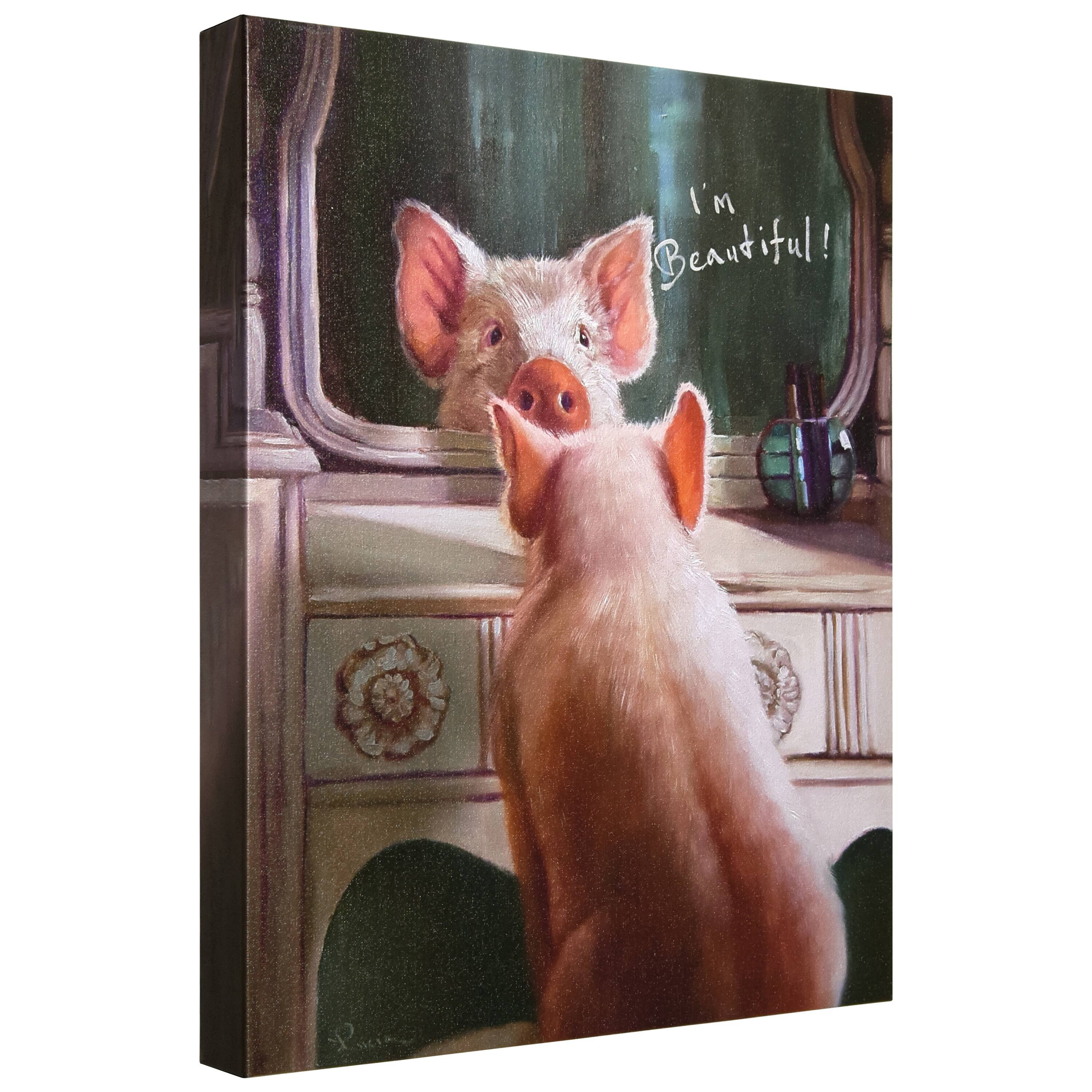 Empire Art Direct 20" x 16" Affirmation III Graphic Art Print on Gallery Wrapped Canvas Wall Art