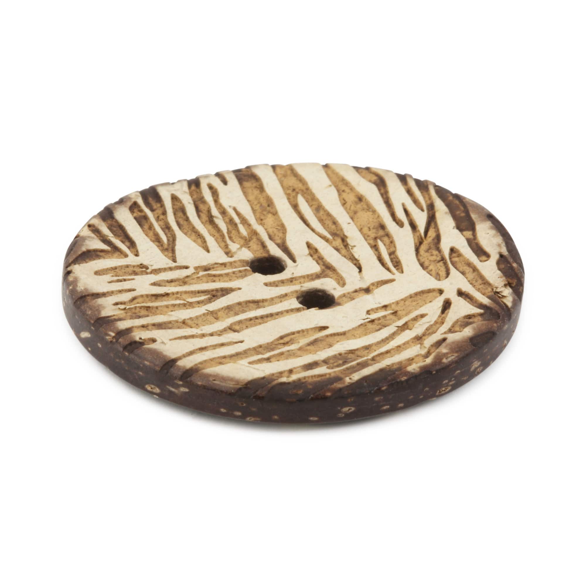 Dritz® 30mm Sustainable Coconut Round Button, 3ct.