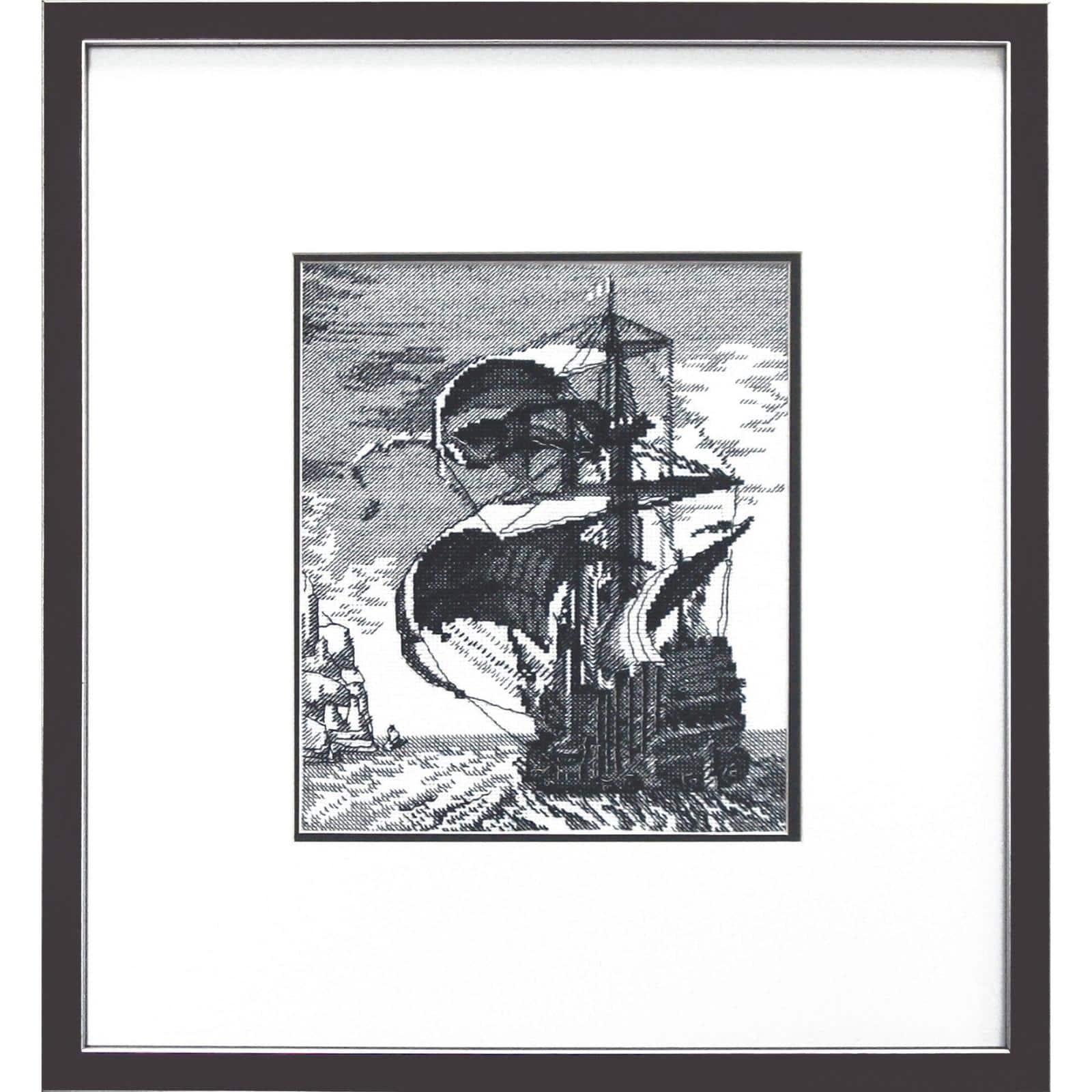 Charivna Mit Ship Cross Stitch Kit