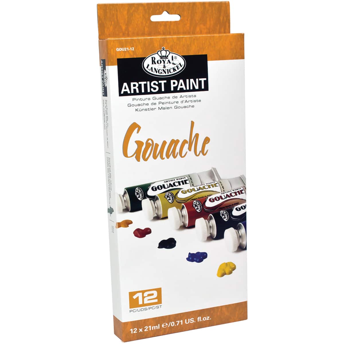 Royal & Langnickel® 12 Color Gouache Acrylic Paint Set