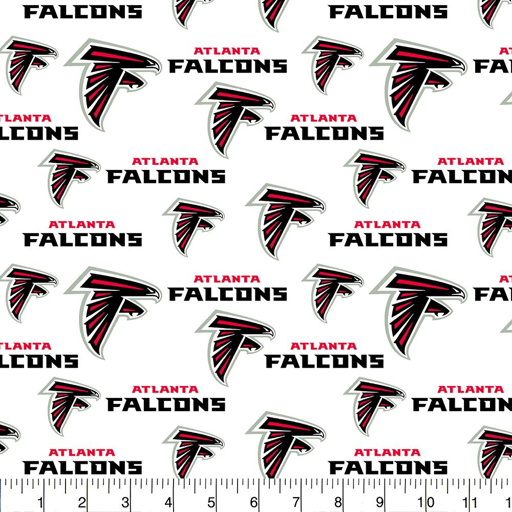 NFL Atlanta Falcons Logo Cotton Fabric