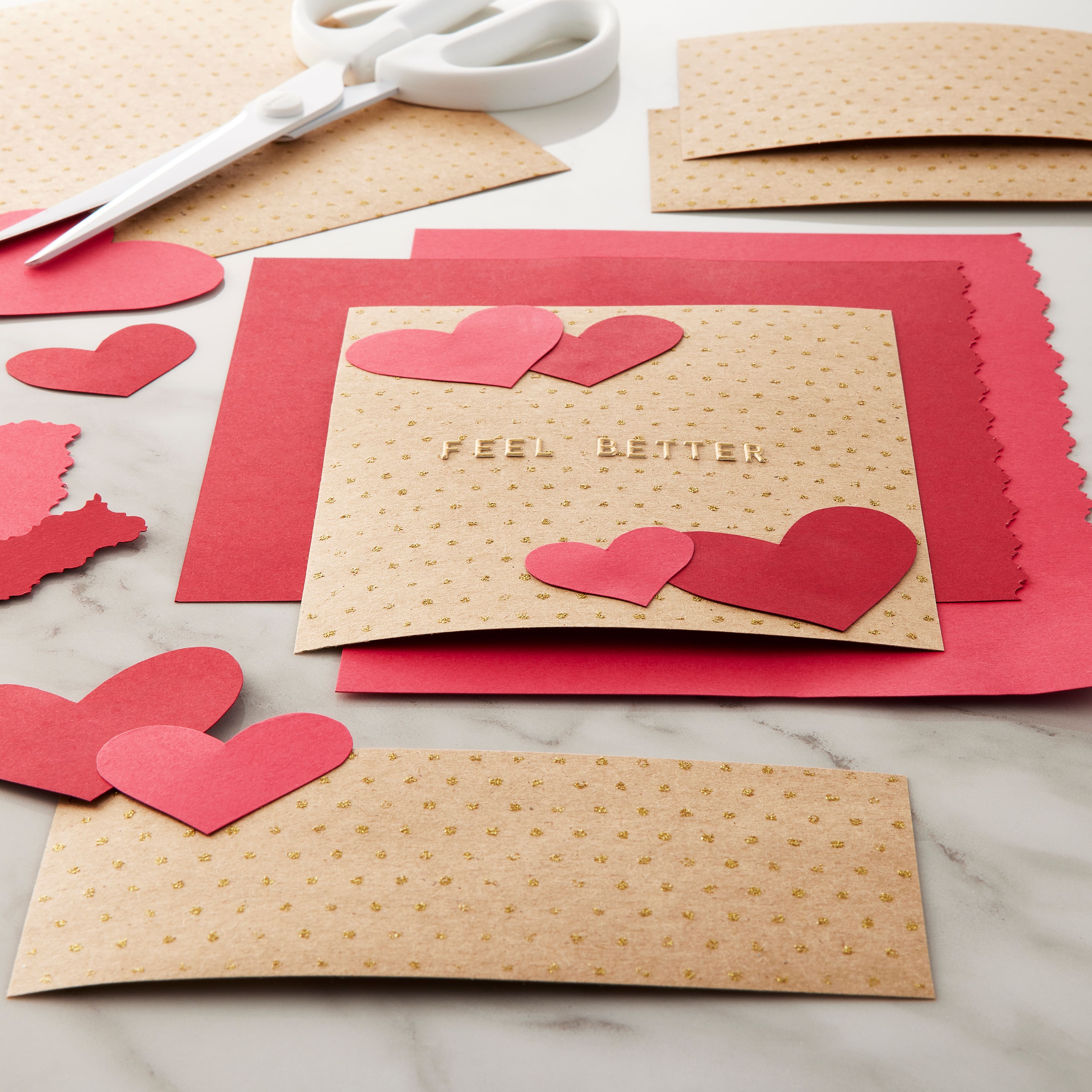 30 Pack: Gold & Kraft Dotted Paper by Recollections®, 12" x 12"