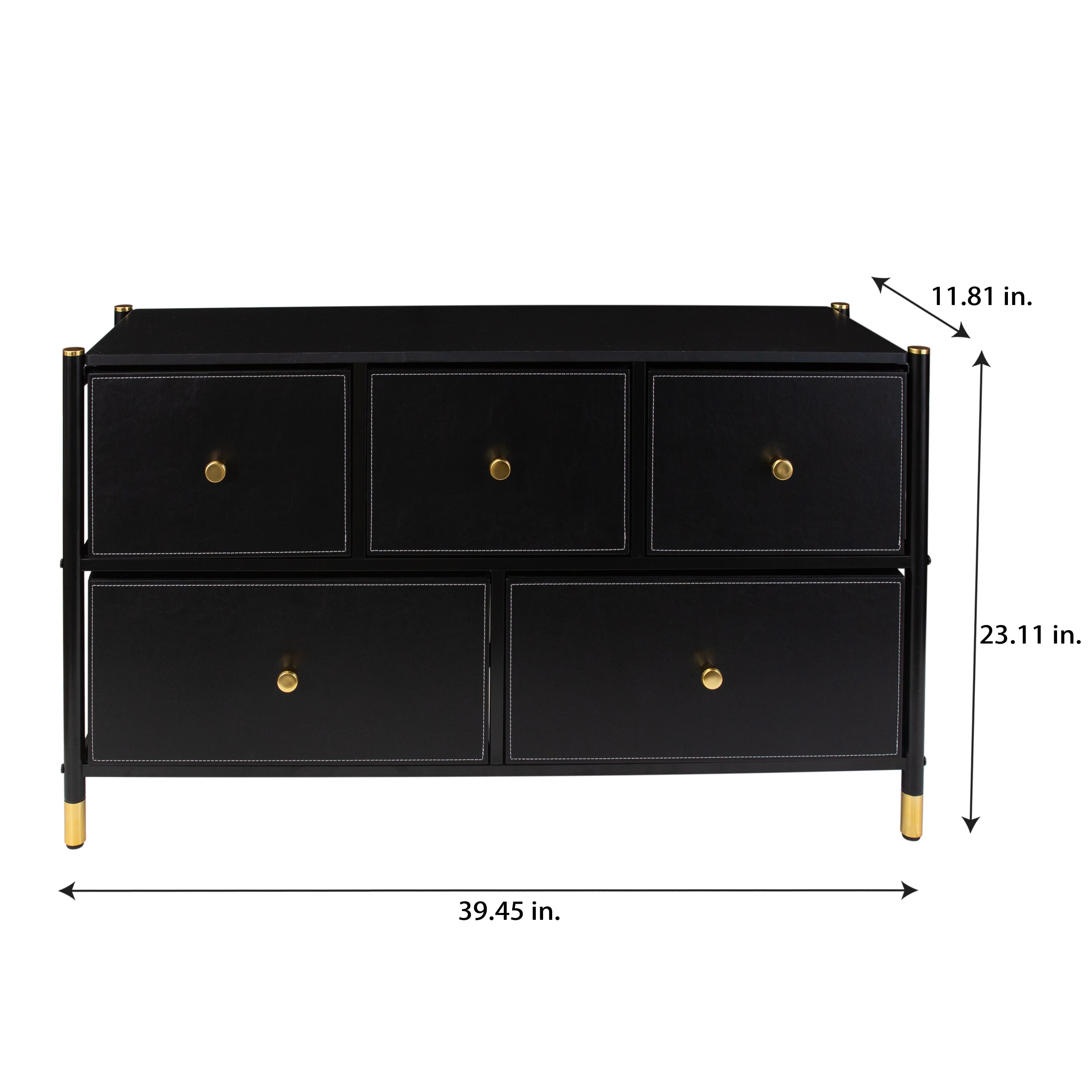 Simplify 5 Drawer Luxury Dresser