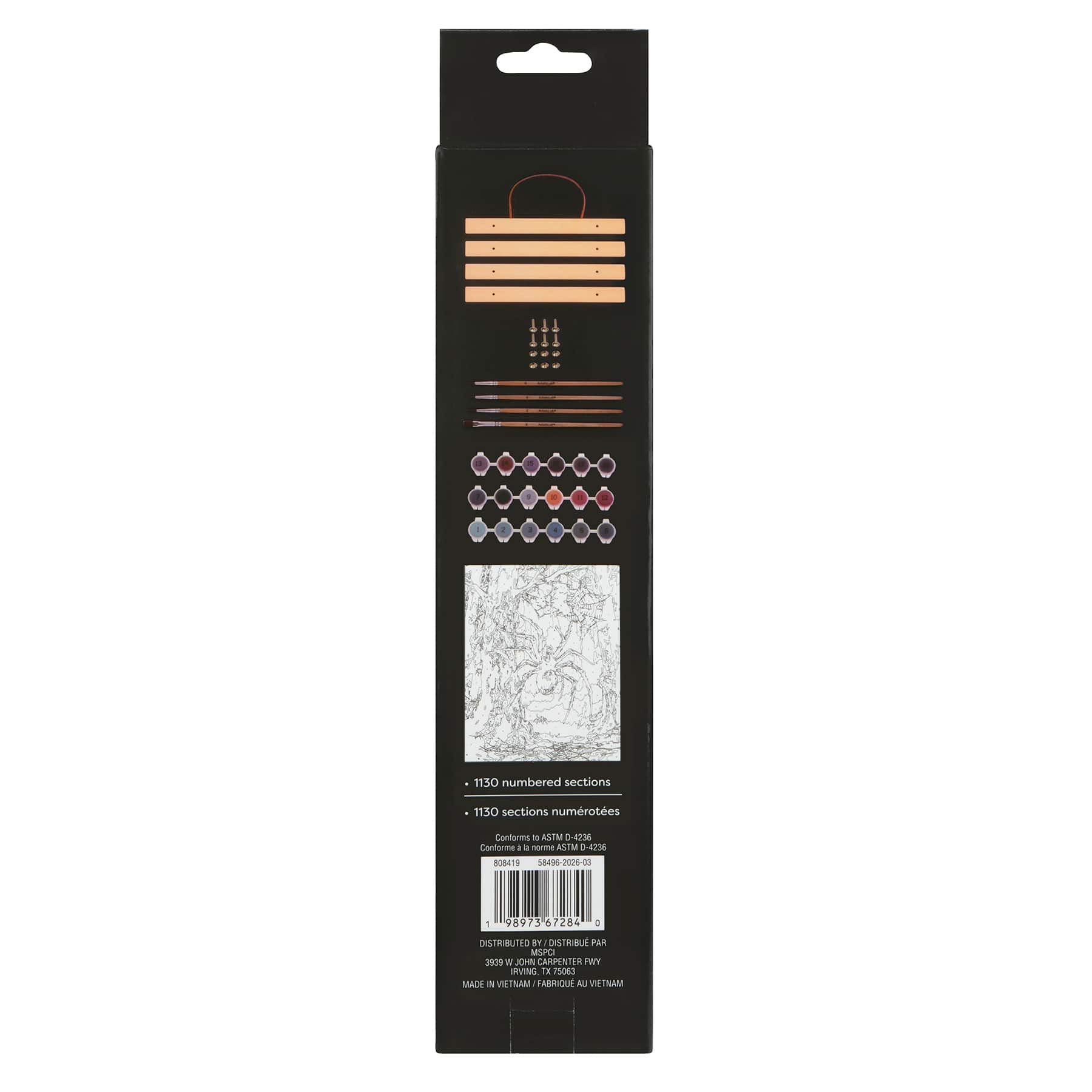 11" x 14" Giant Spider Paint-by-Number Kit by Artist's Loft®