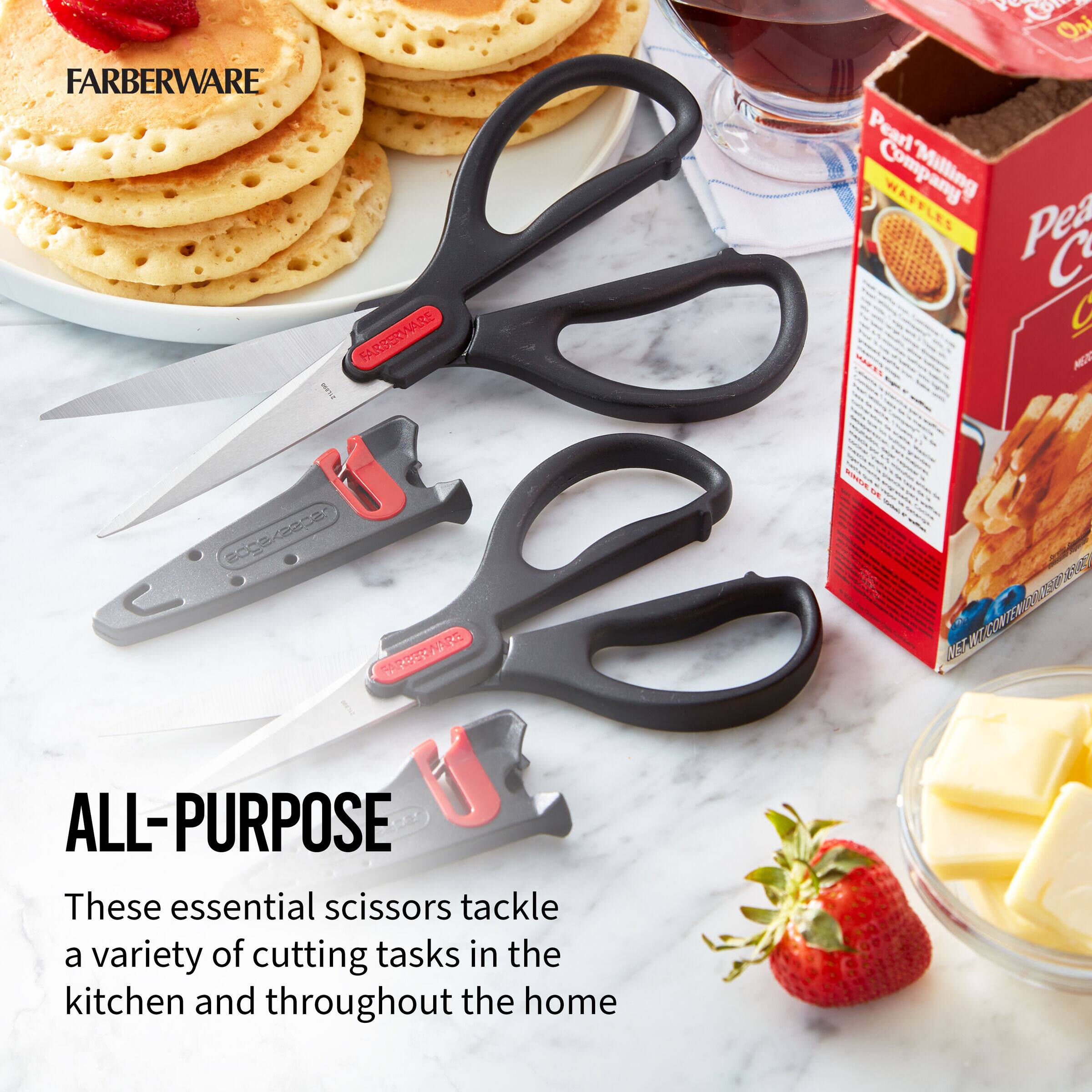 Farberware EdgeKeeper Black 2-Piece Shears Set