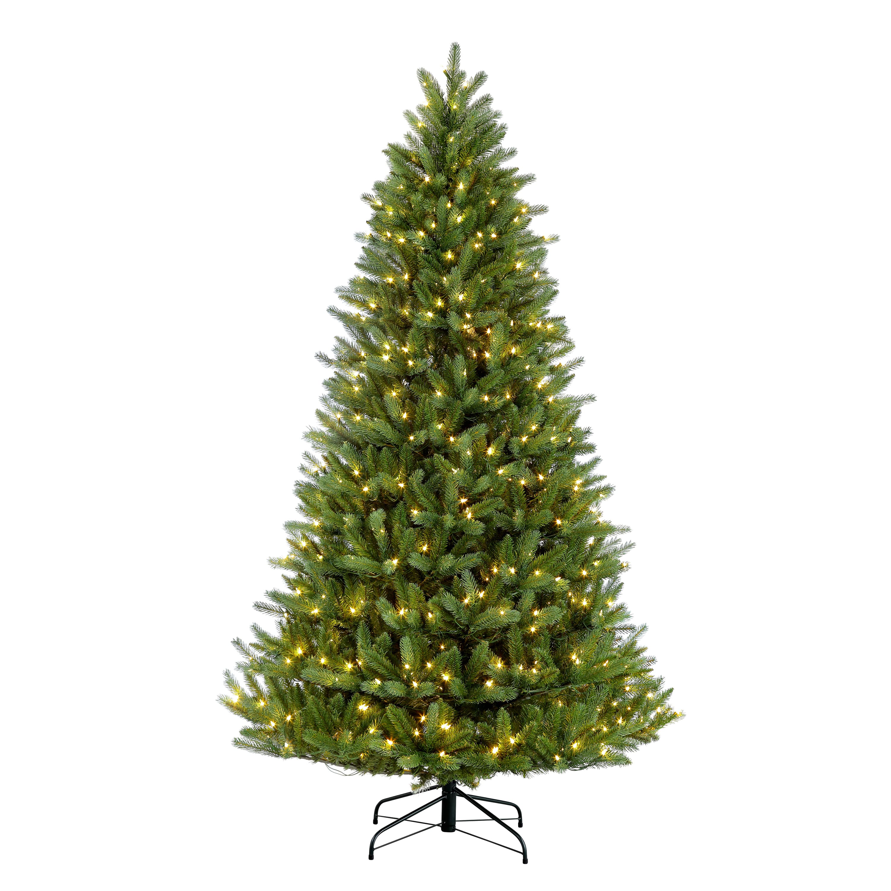 6 Pack: 4.5ft. Pre-Lit Glacier Fir Artificial Christmas Tree, Clear Lights