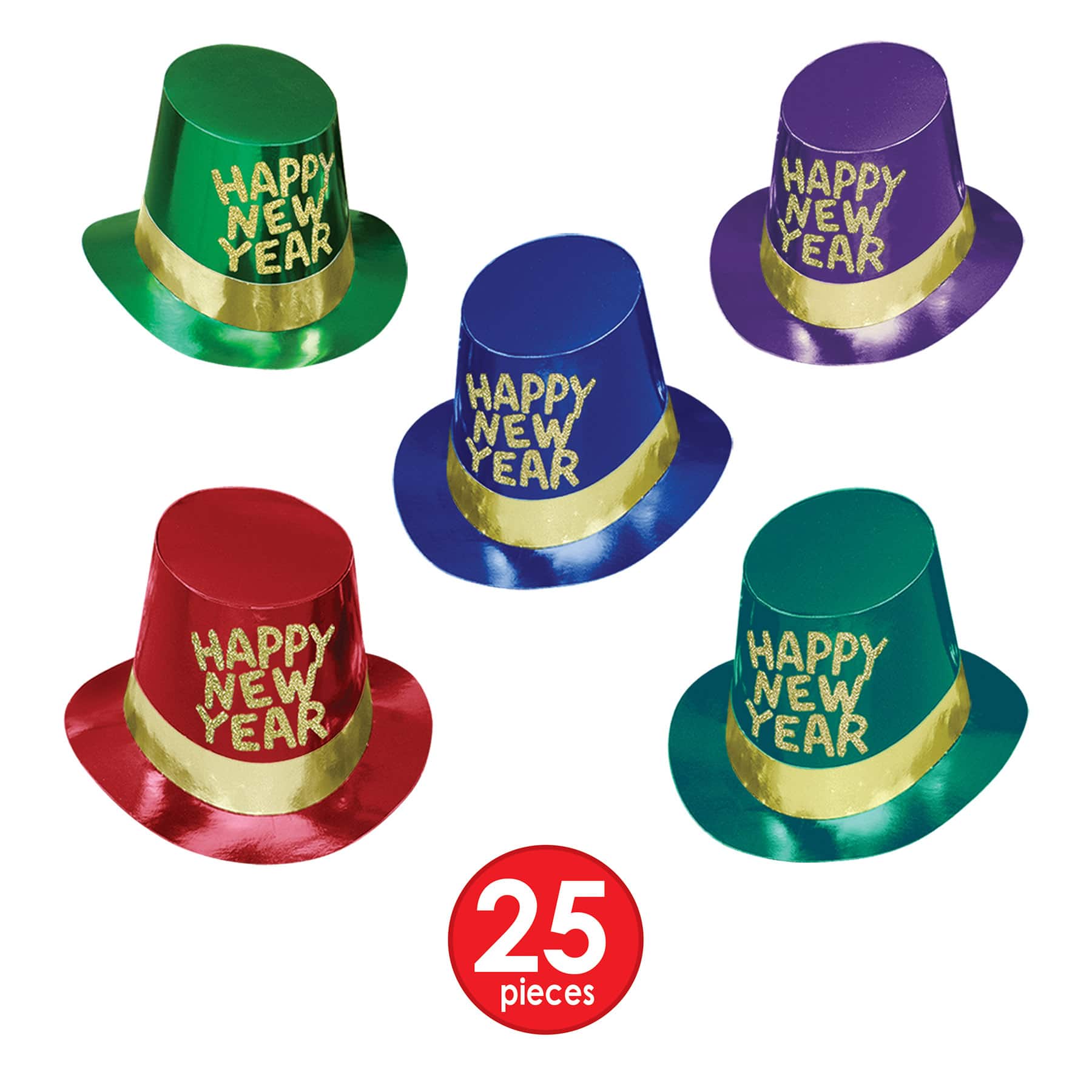 Beistle Gold Coast New Year Party Favor Kit for 50