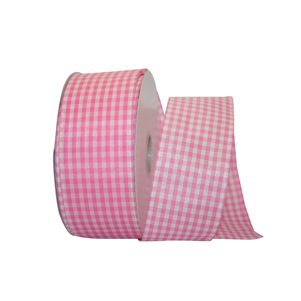 Reliant 2.5" x 50yd. Great Gingham Wired Ribbon