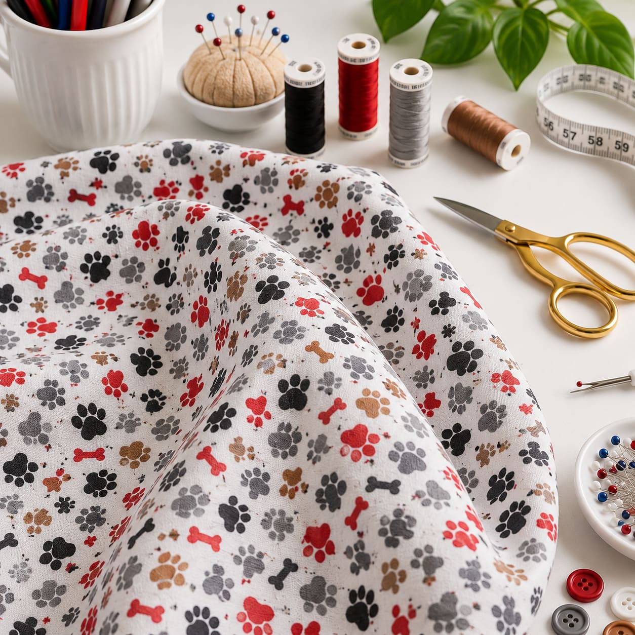 Bones & Paws Craft Cotton Fabric
