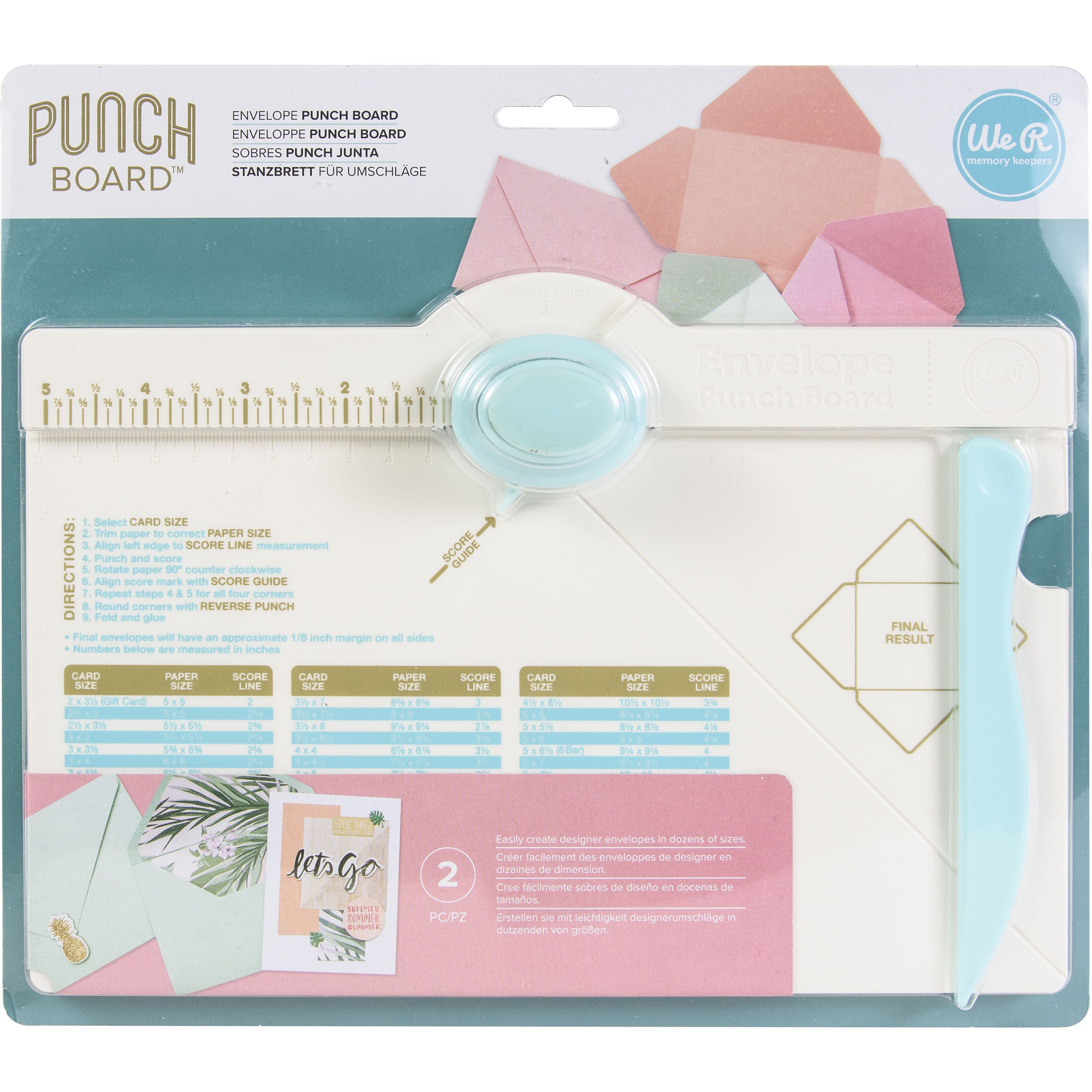 We R Memory Keepers® Envelope Punch Board