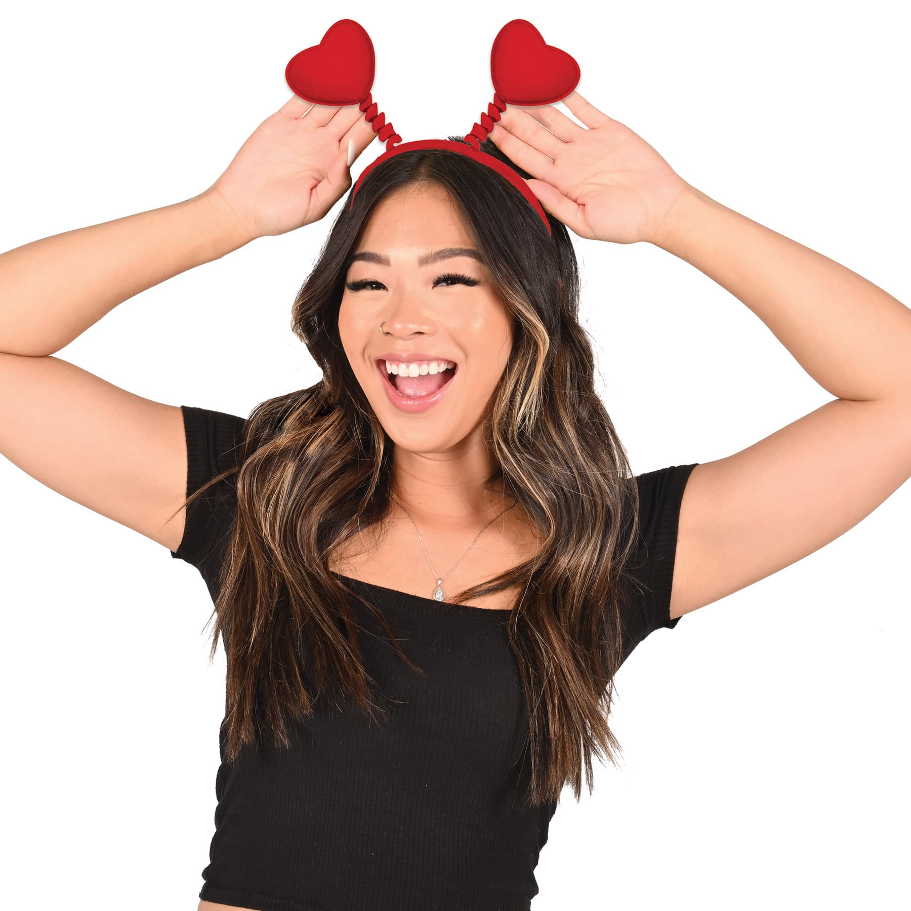Beistle Adult Red Heart Boppers, 2ct.