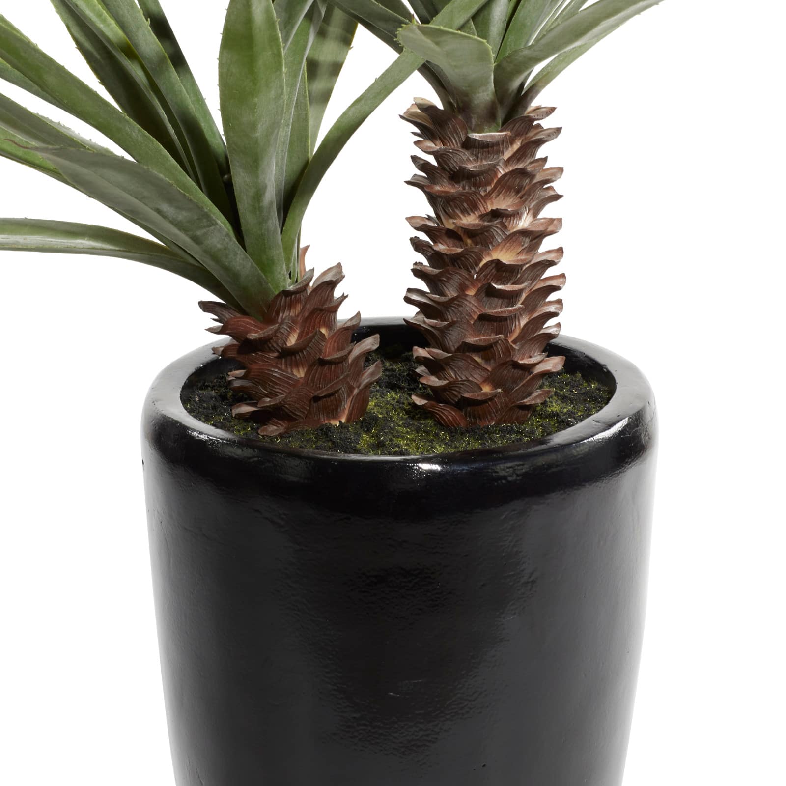 37" Black Contemporary Floral & Botanical Artificial Foliage