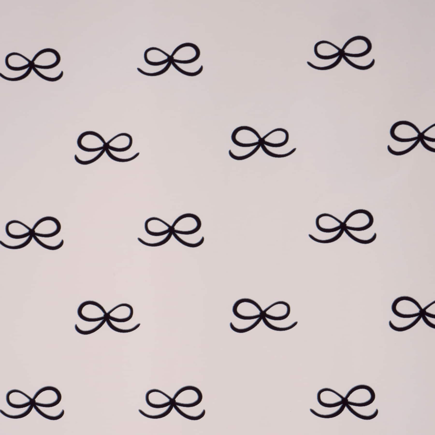 Pink & Black Bows Gift Wrap by Celebrate It™