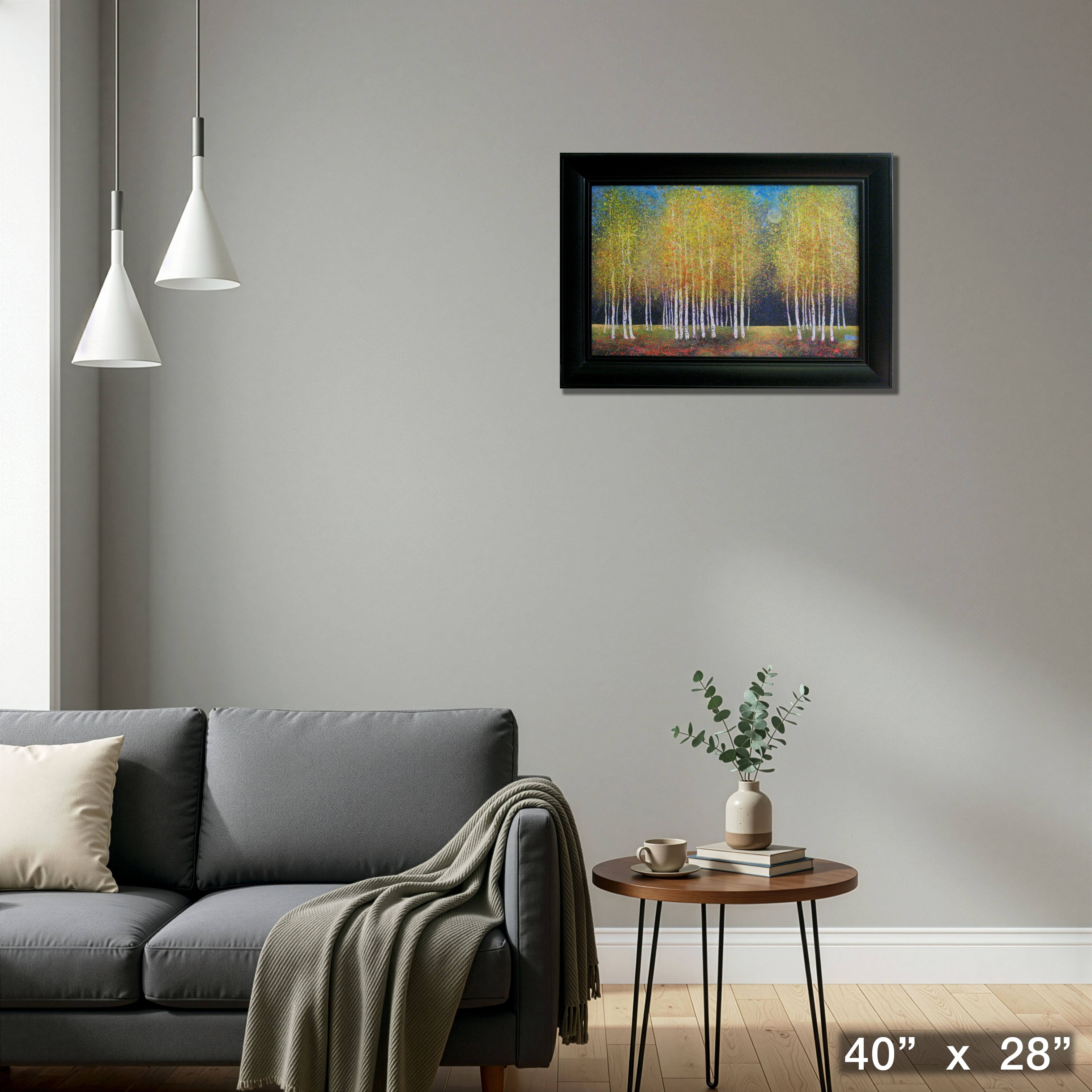 Golden Grove Framed By Melissa Graves Brown 40" x 28"