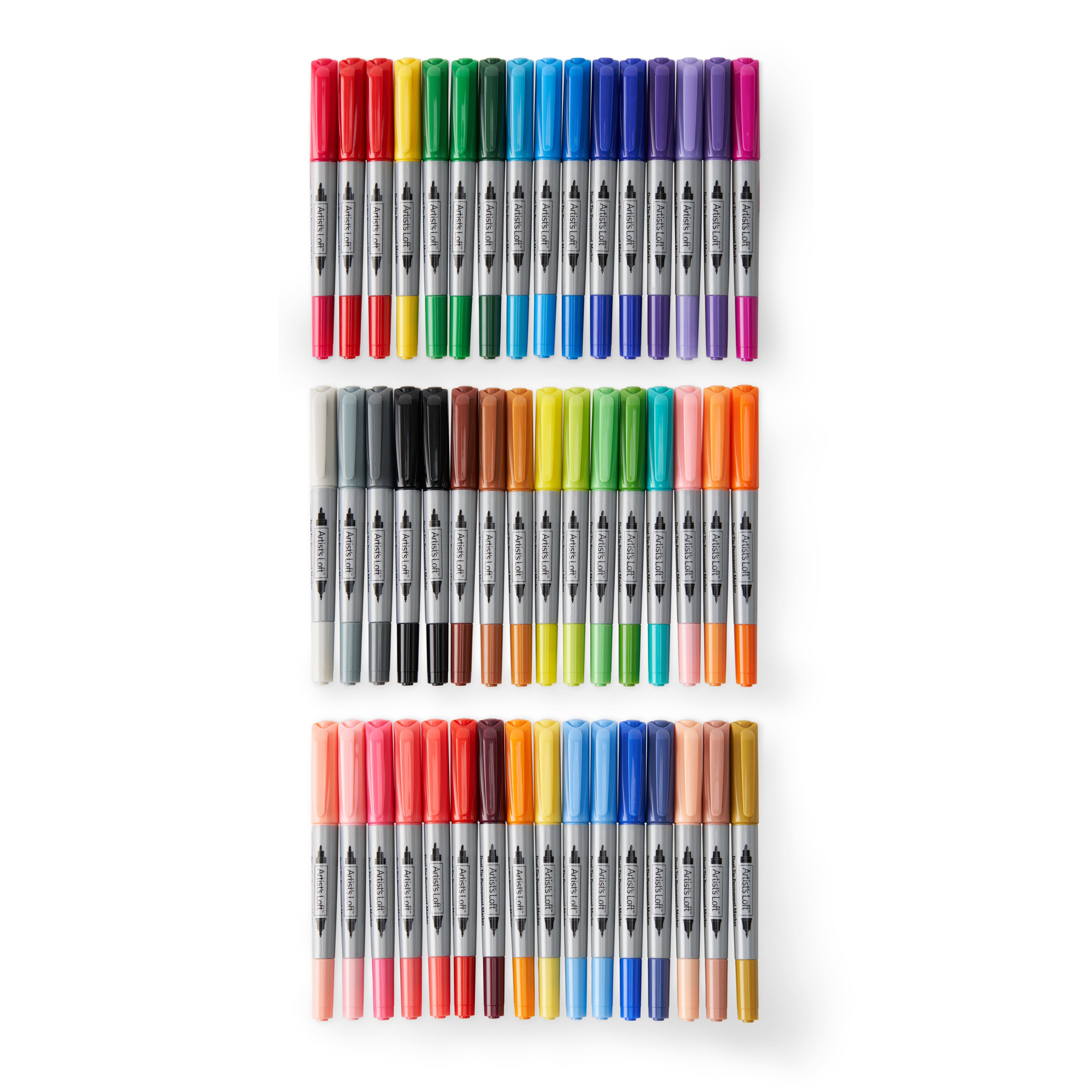 6 Packs: 48 ct. (288 total) Dual Tip Permanent Markers by Artist's Loft™