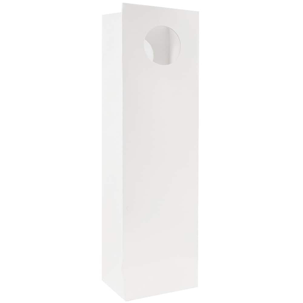 JAM Paper White Heavy Duty Bottle Wine Bag, 3ct.