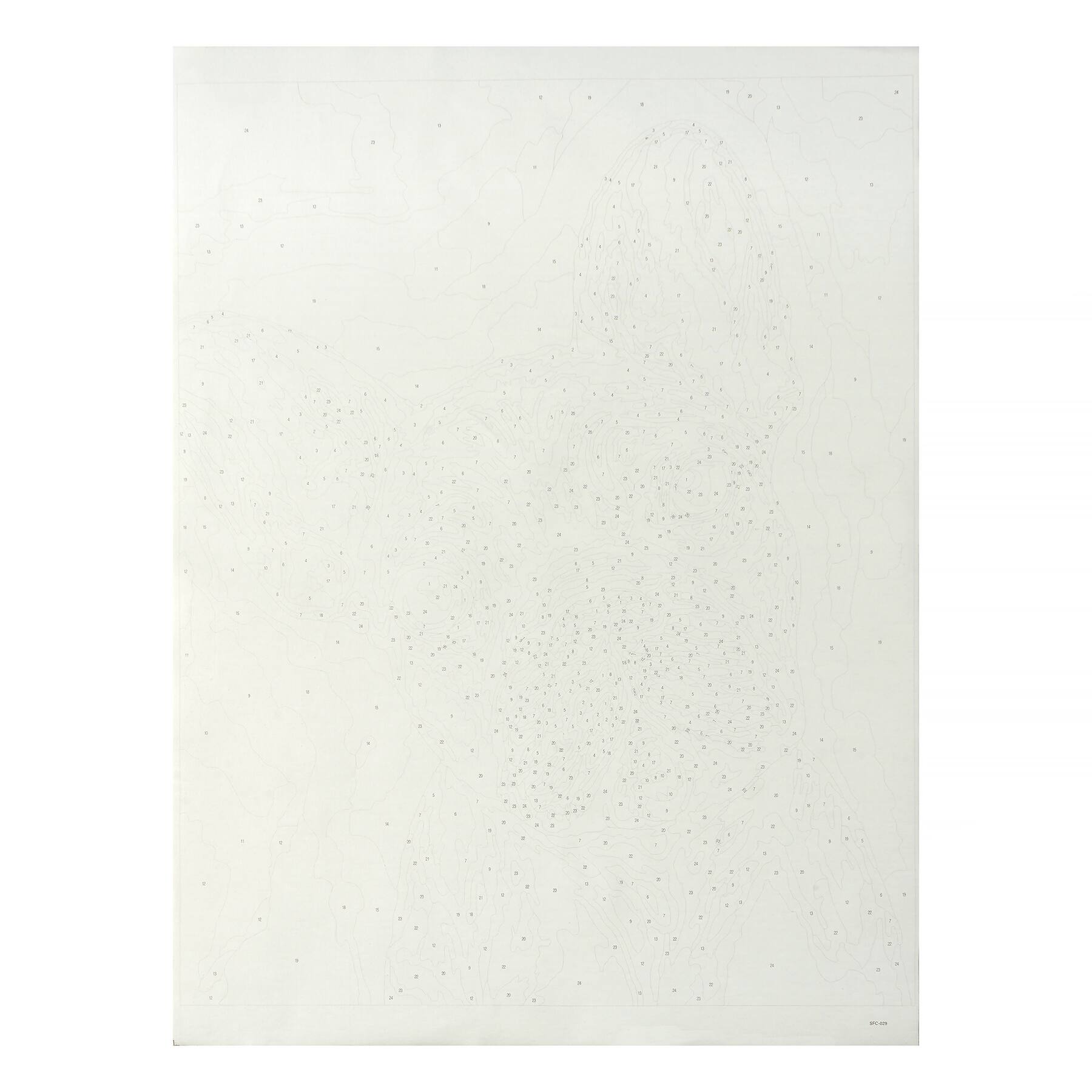 16" x 20" Frenchie Paint-by-Number Kit with Wood Display Hanger by Artist's Loft®