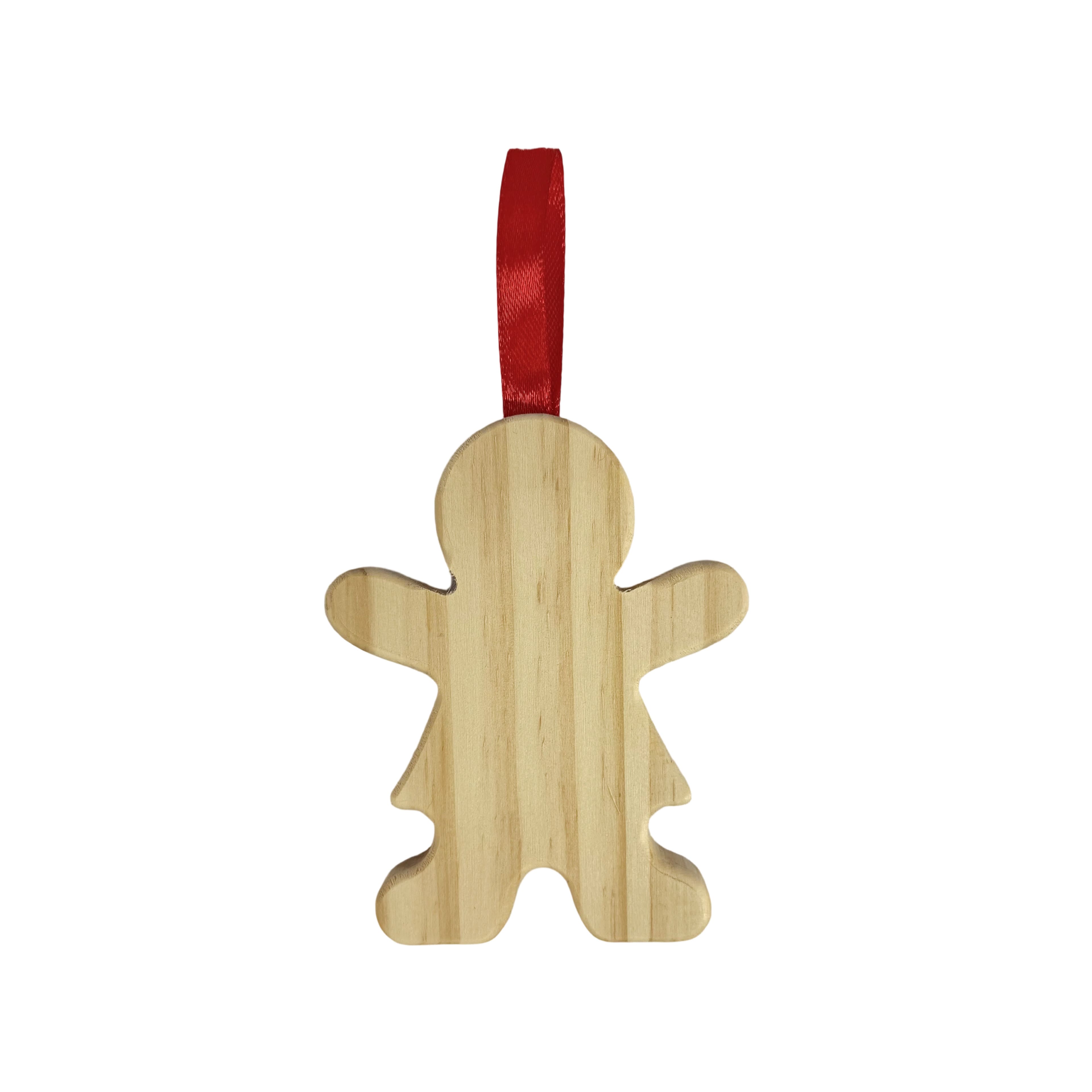 4" DIY Pinewood Gingerbread Cookie Ornament by Make Market®