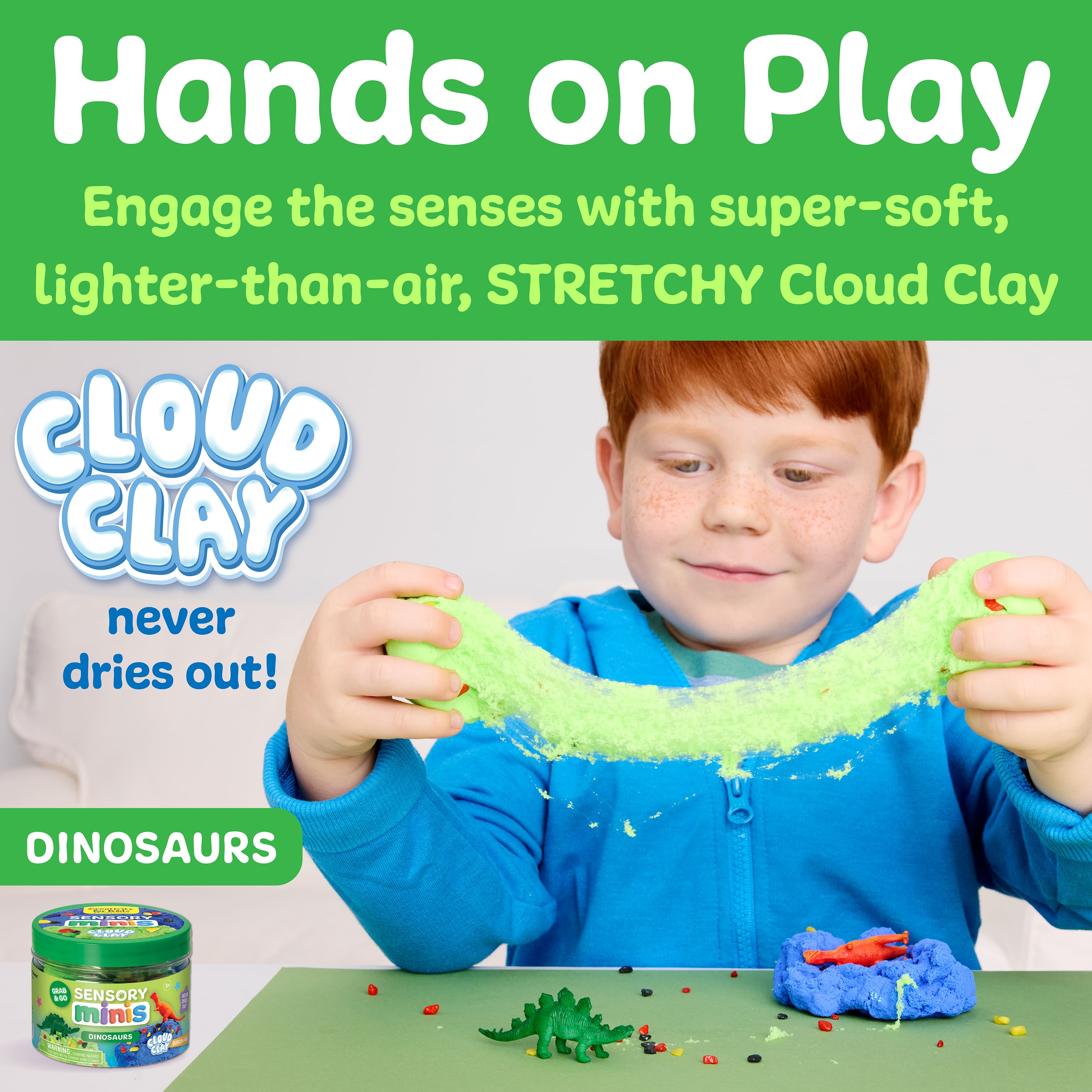 Creativity for Kids® Sensory Minis Dinosaur Kit