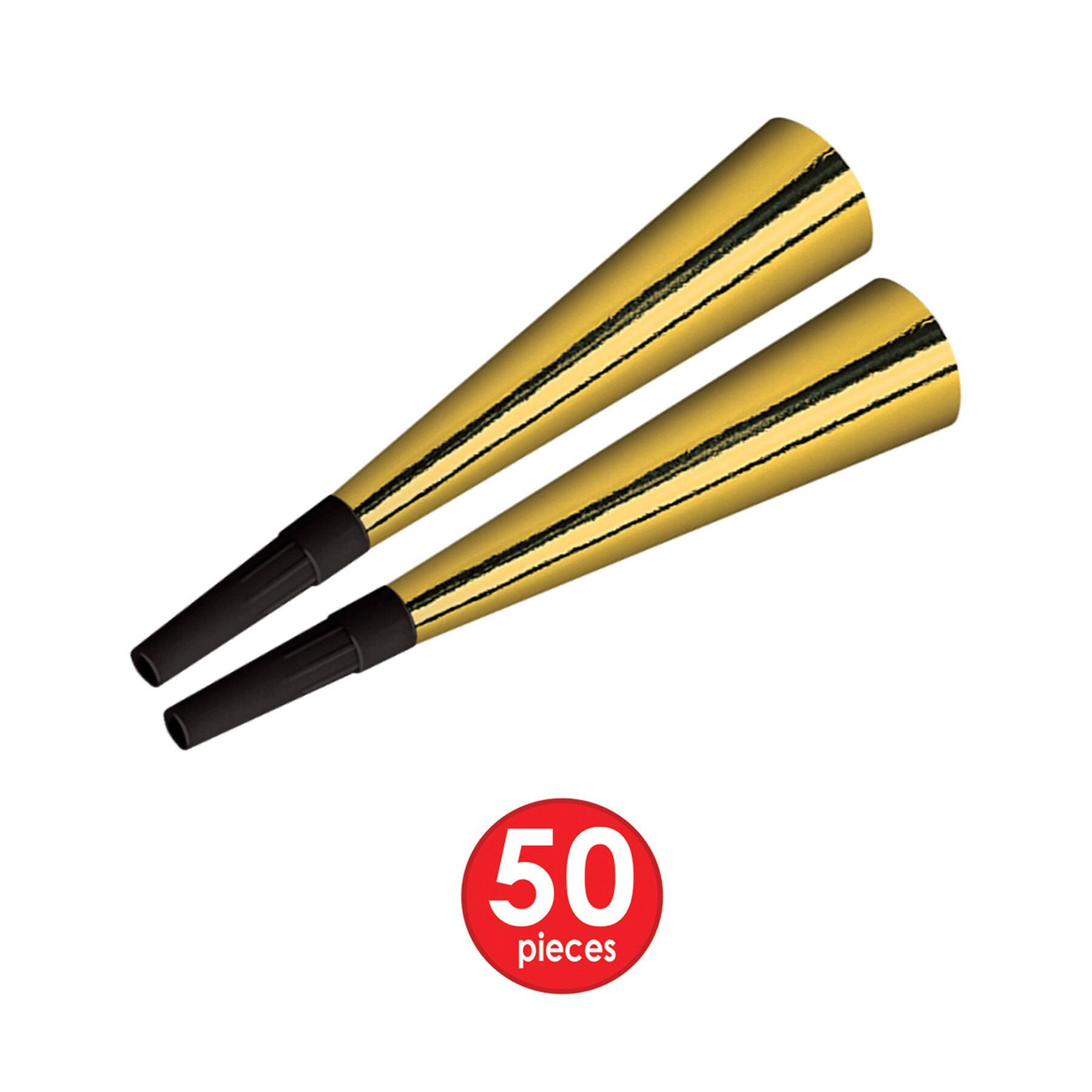 Beistle Black & Gold New Year Swing Party Favor Kit for 50
